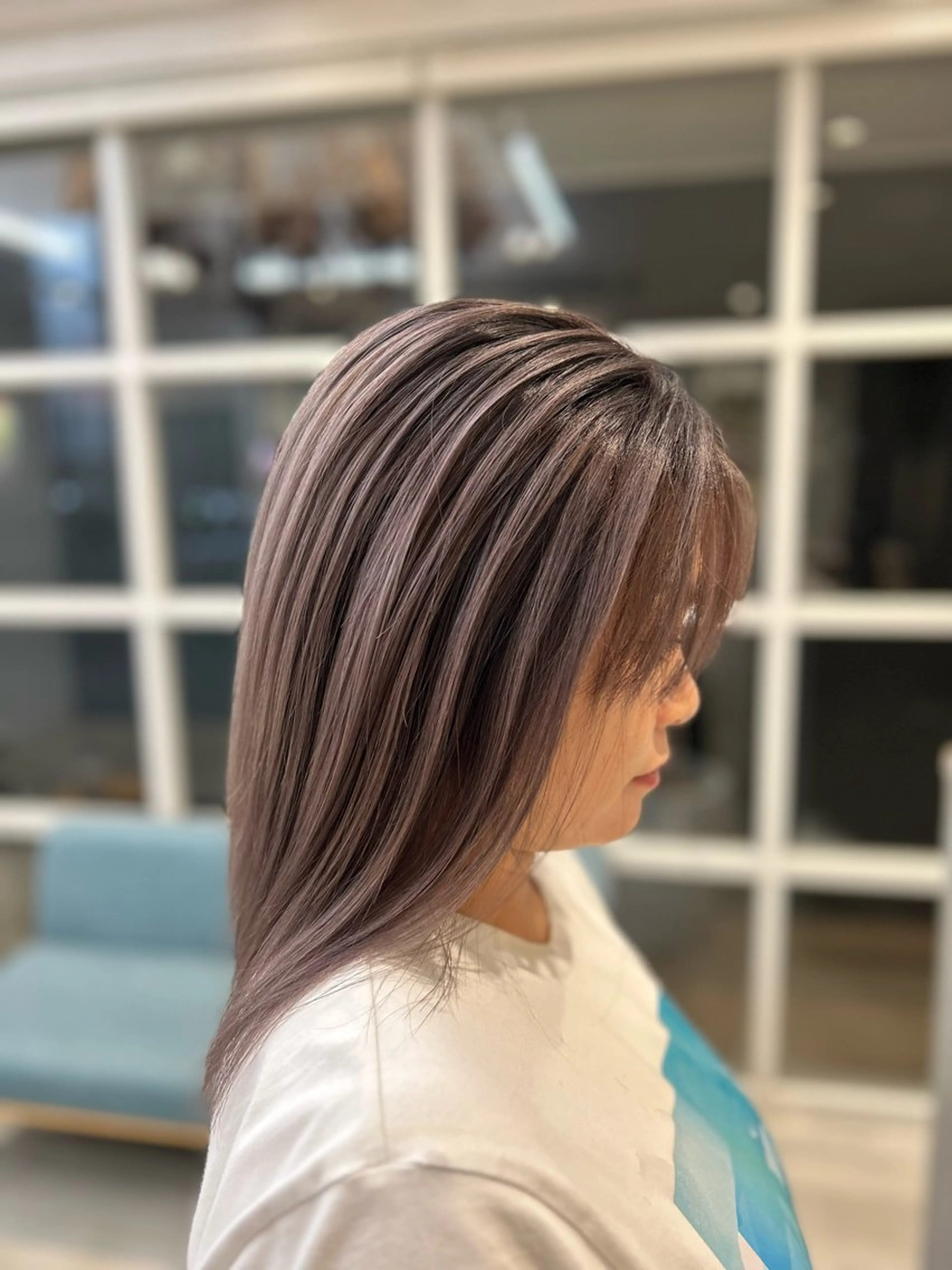 カラー ヘアカラー miu🌝 ハイライト/一宮のヘアスタイル