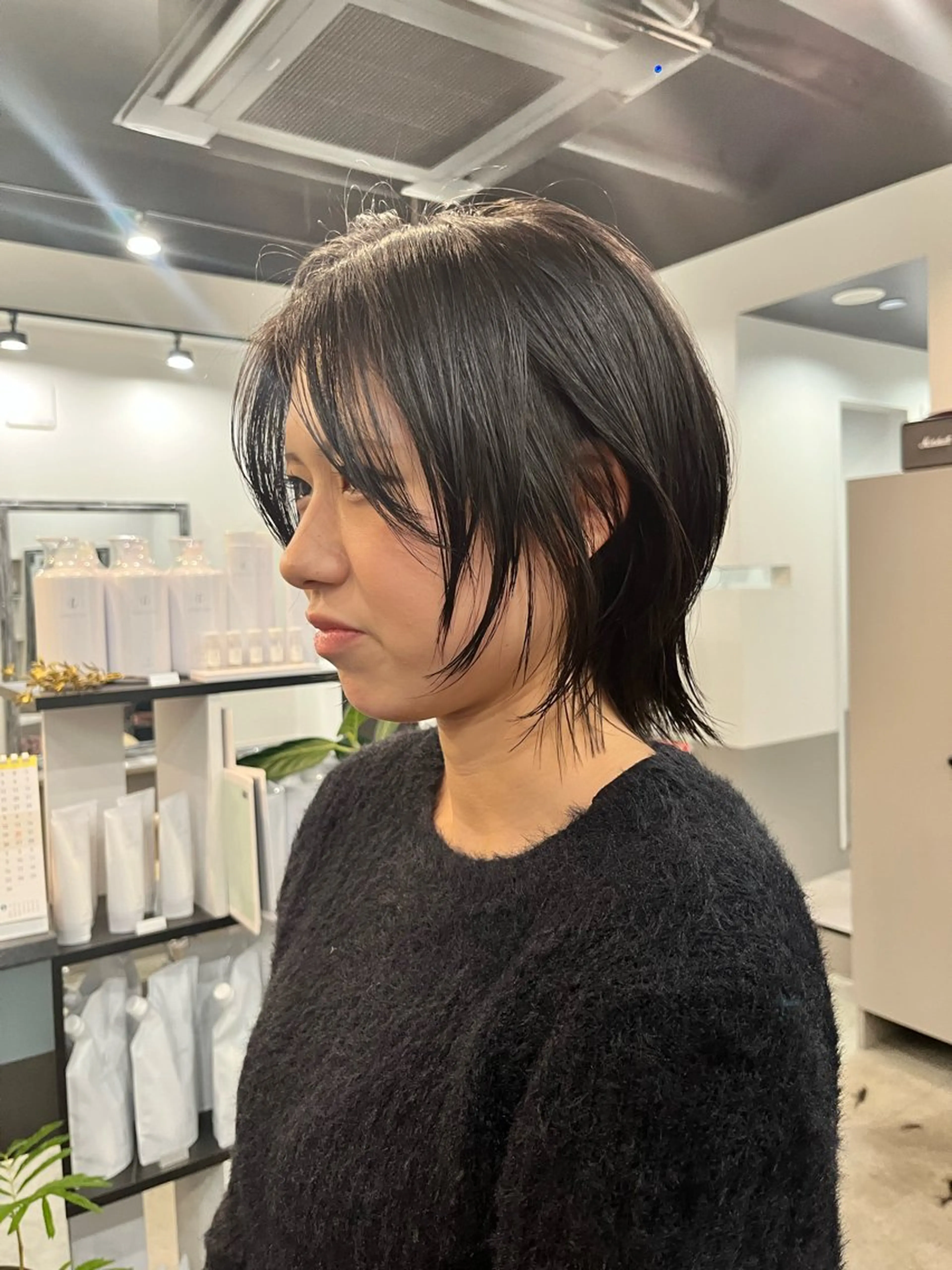 ミディアム ボブ カット dogstar小林諒 レイヤー/パーマのヘアスタイル