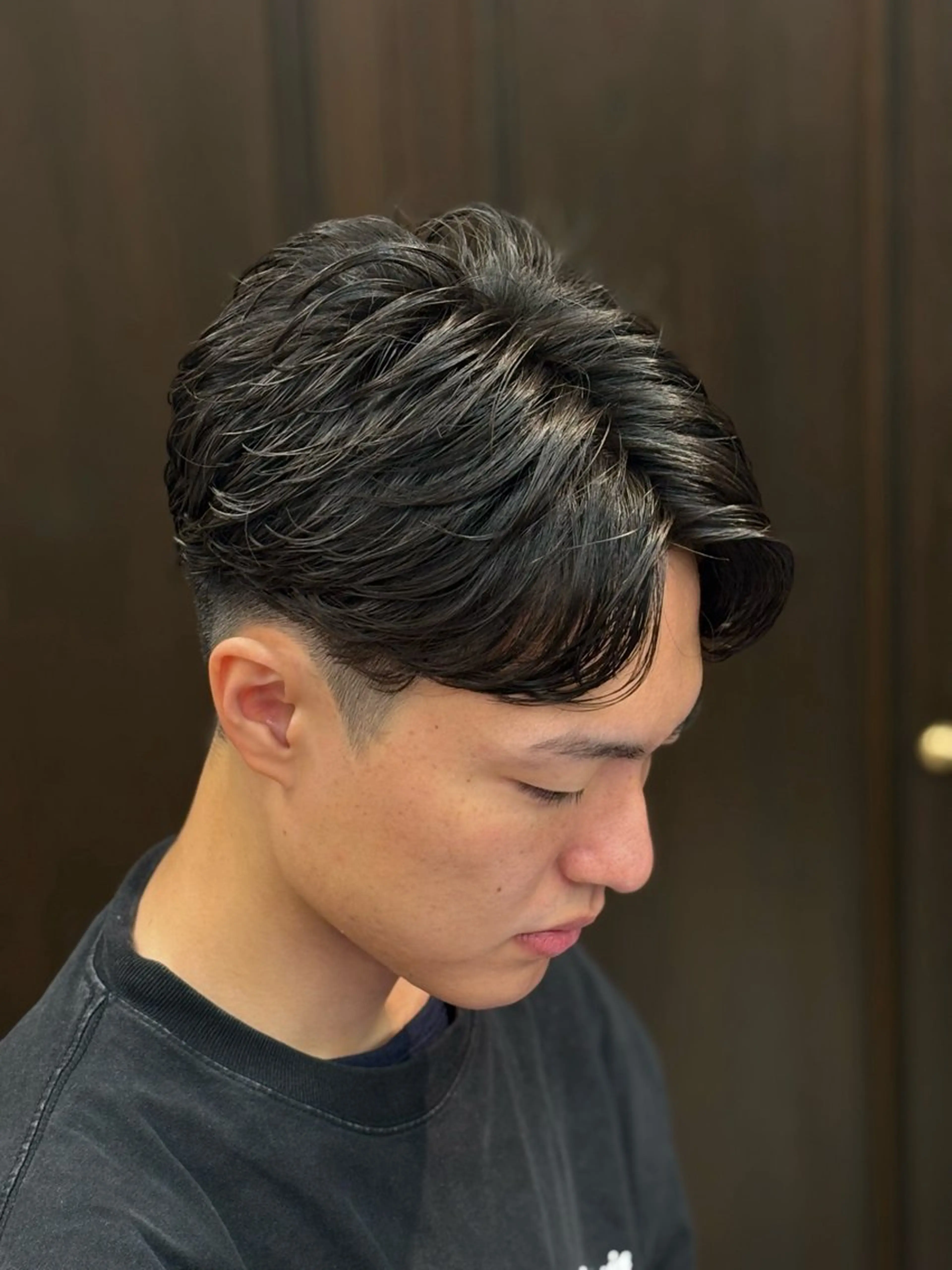 ショート パーマ メンズ フェザーパーマ メンズパーマ YUUKA /barber/床屋のヘアスタイル