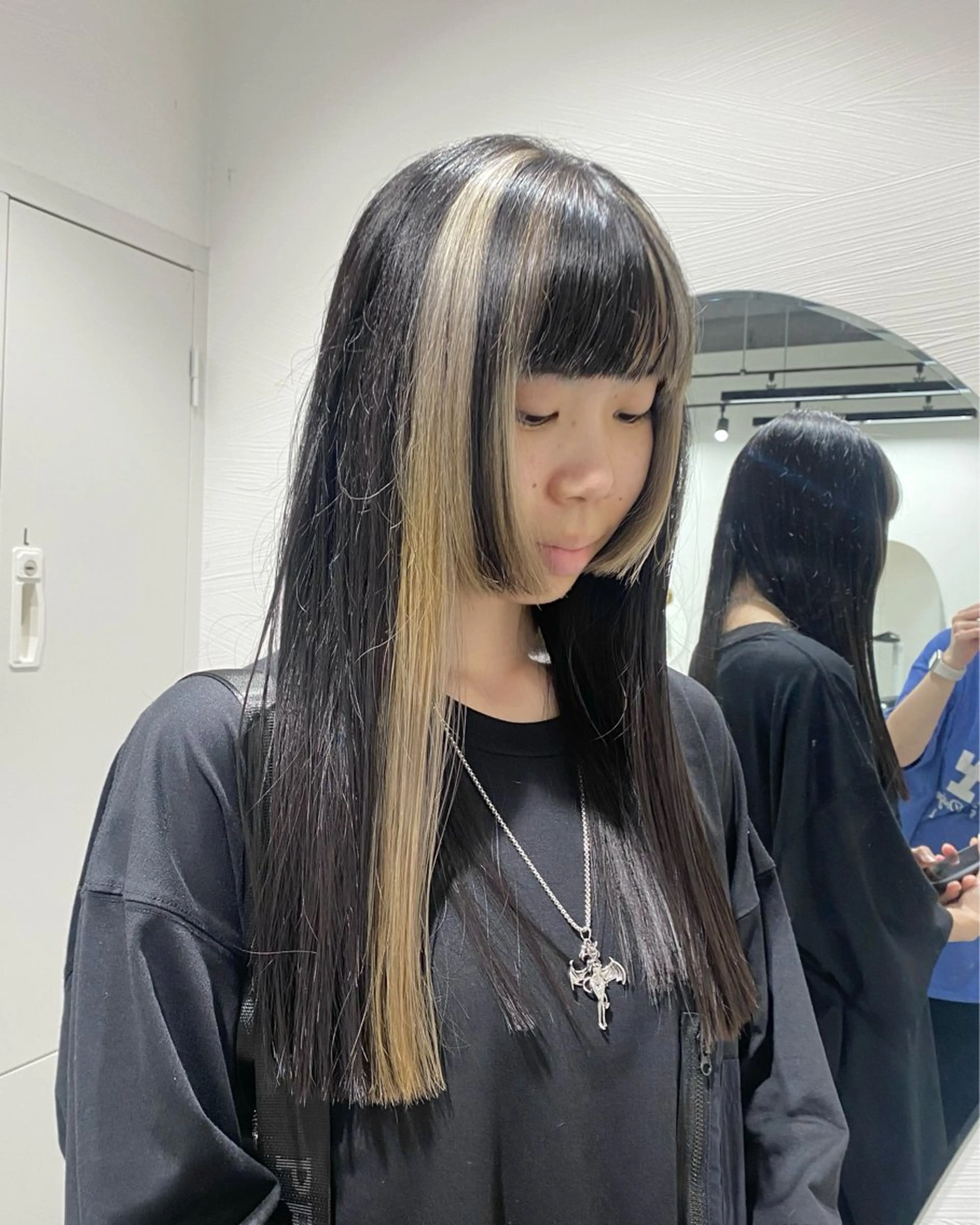 ロング カット ヘアカラー トリートメント ショートヘアとカラー の専門家/もりしーのヘアスタイル