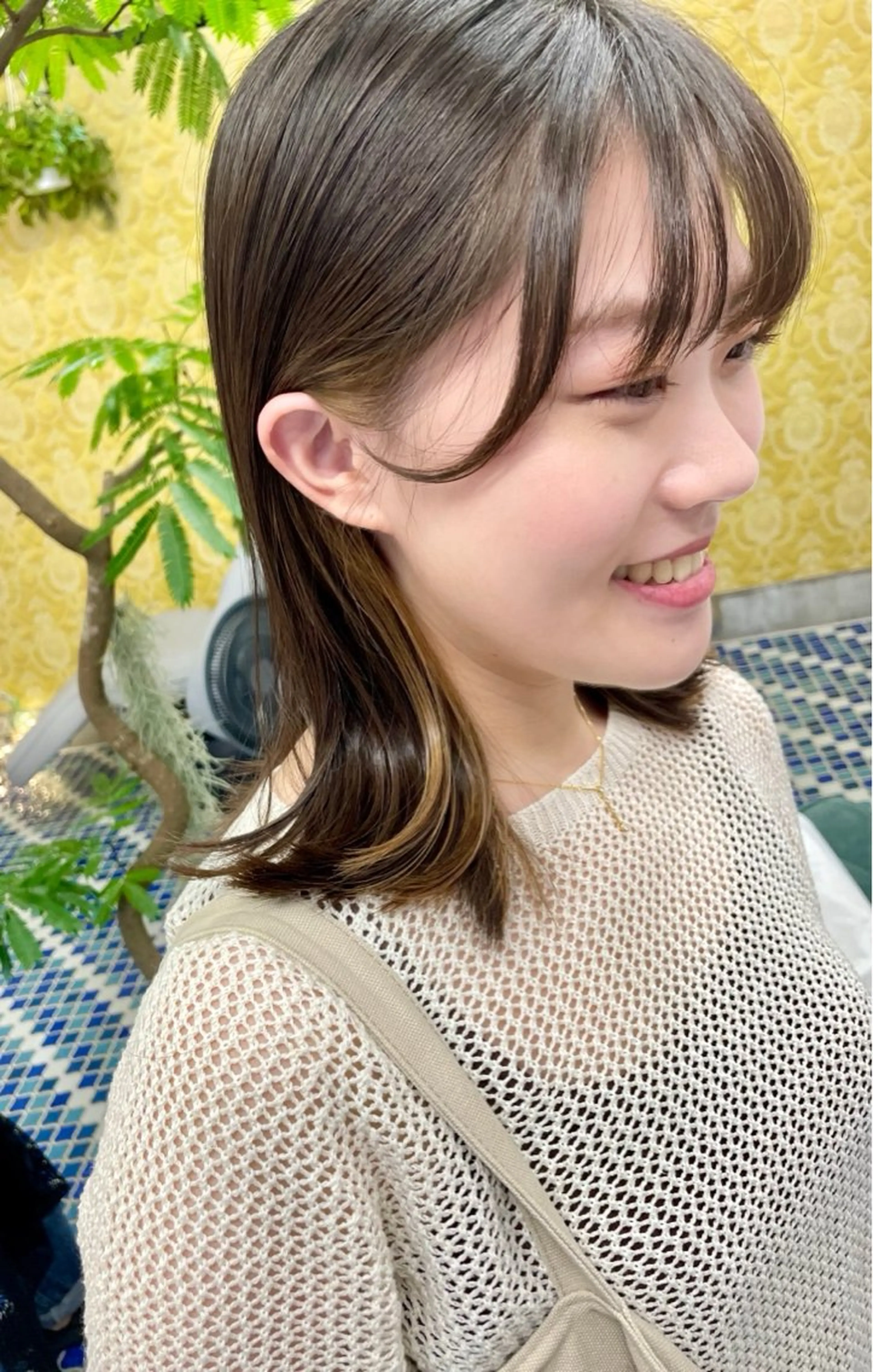 カラー 大矢 美奈子のヘアスタイル