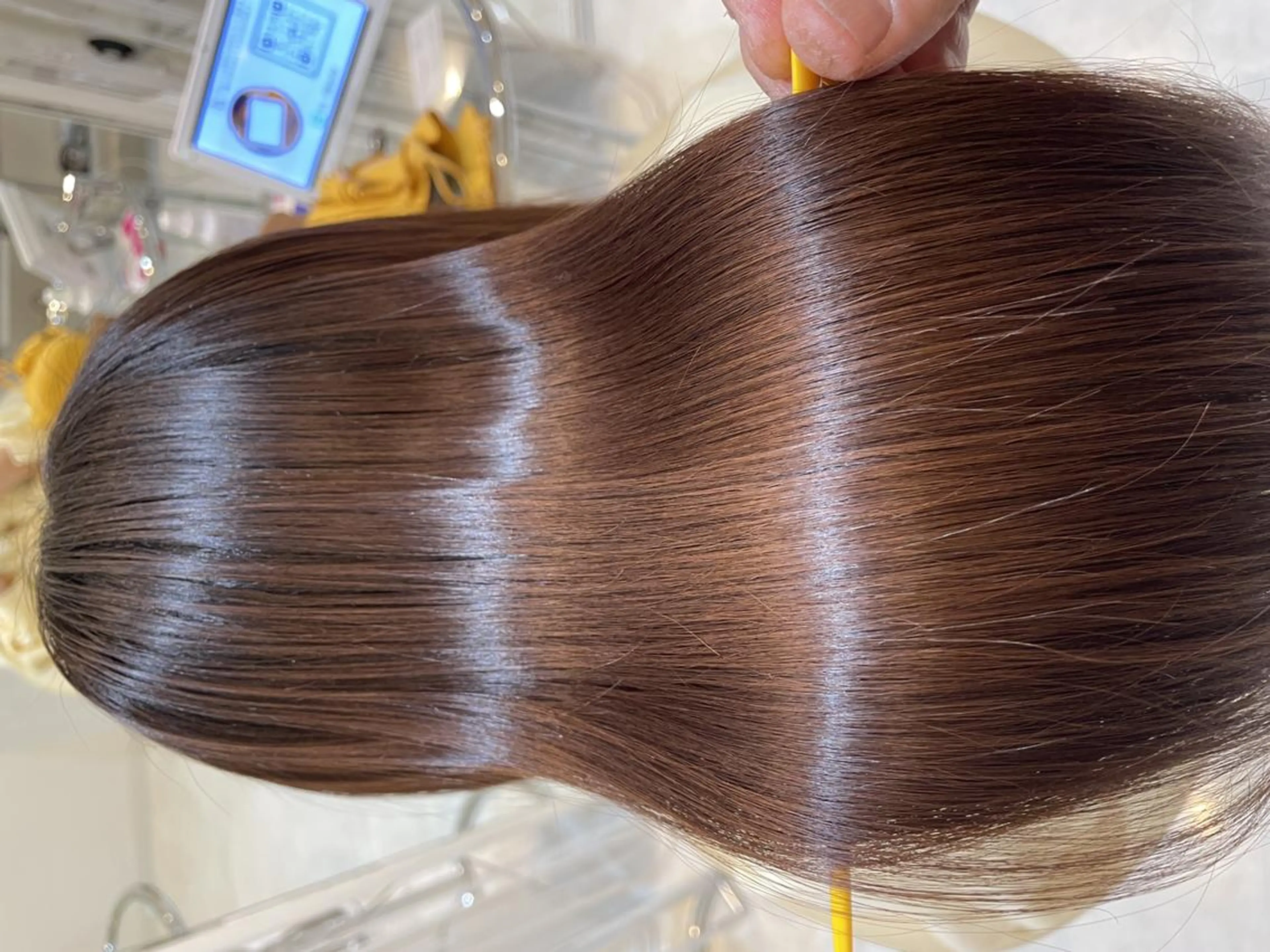 セミロング 髪質改善 縮毛矯正 酸性ストレート 大人女性特化｜北千住 ・艶髪｜JIROのヘアスタイル