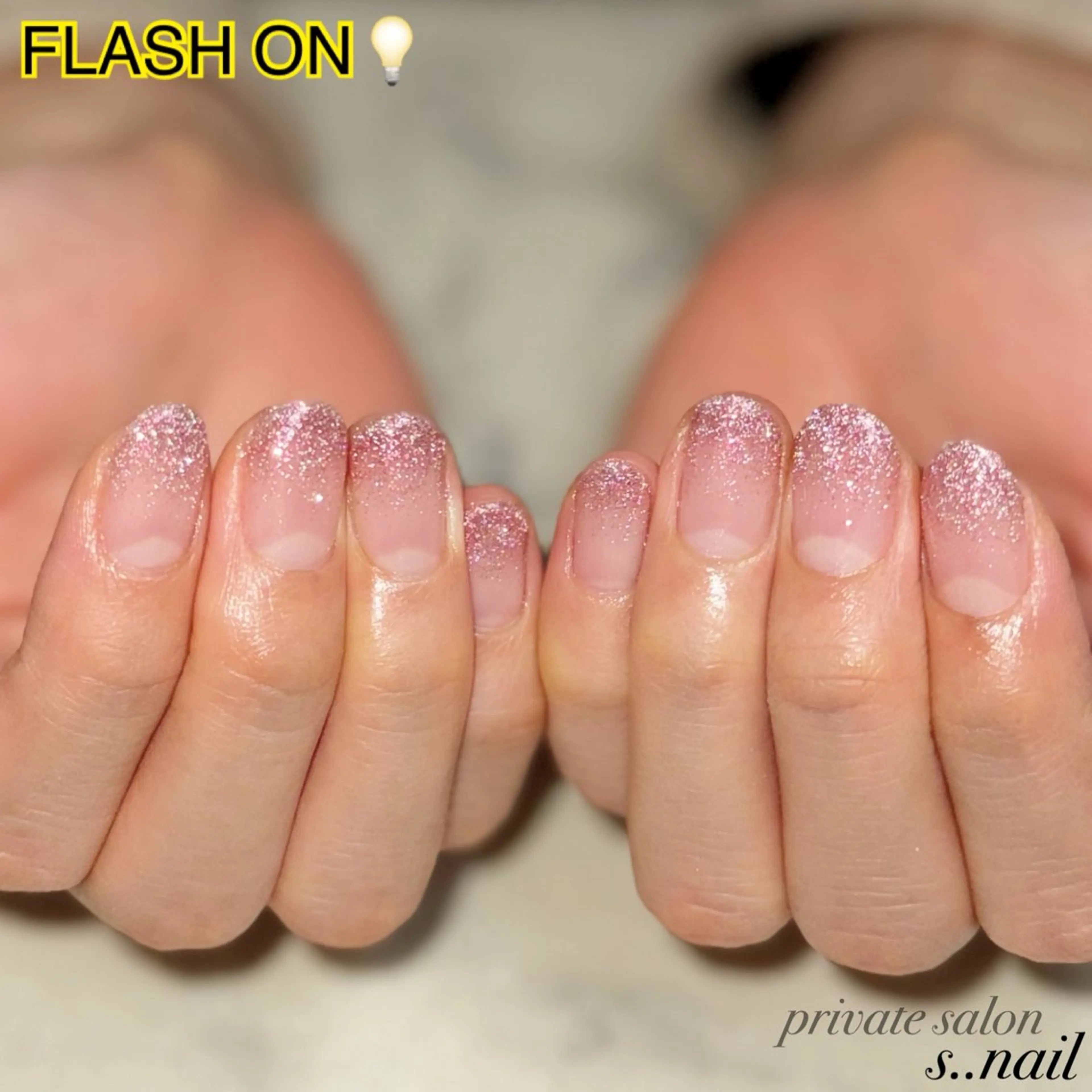 ネイル フラッシュネイル ラメ(グリッター) ハンドネイル フットネイル s..nail / MORITAのネイルデザイン