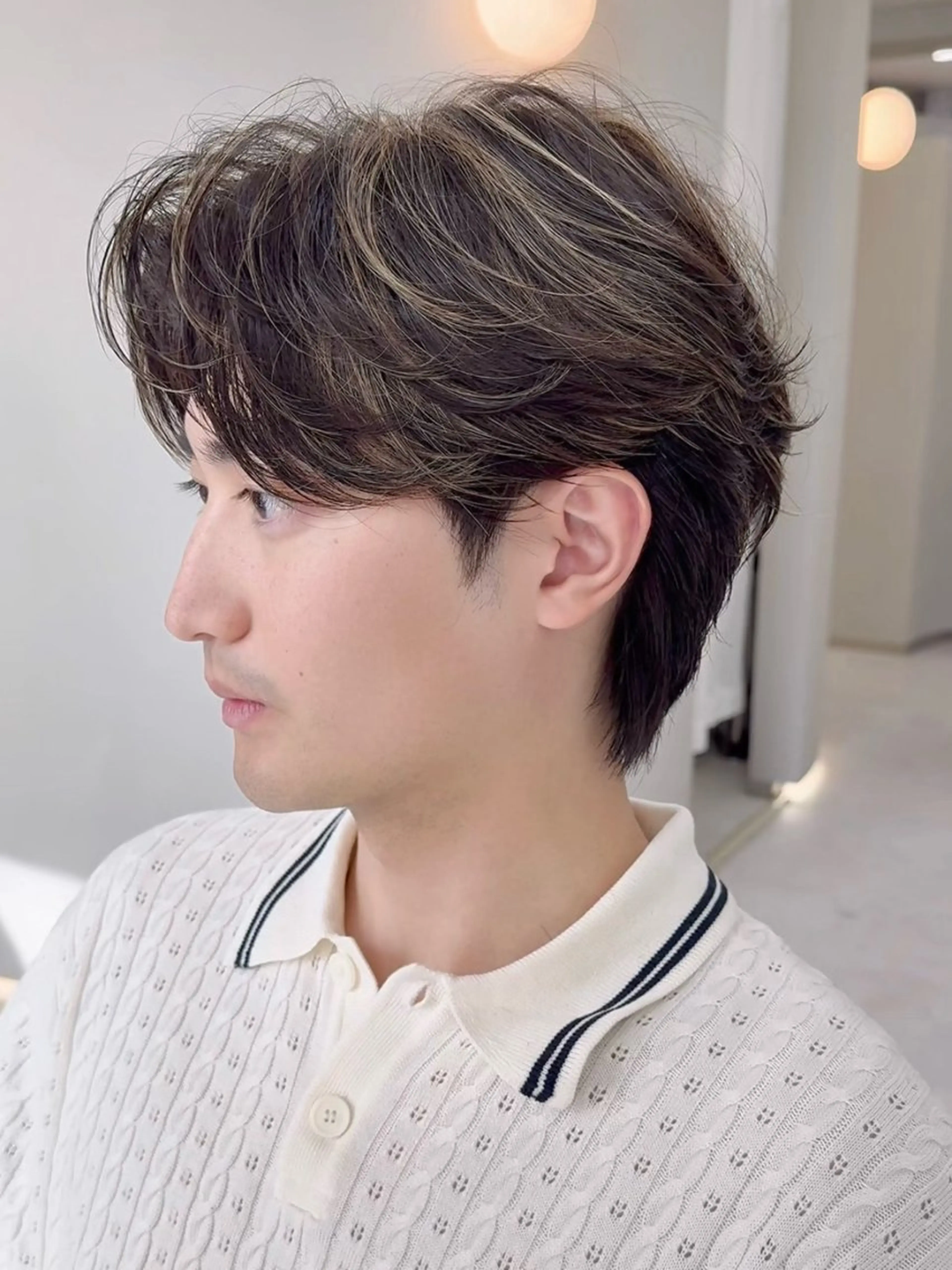 パーマ メンズ カット パーマ ショート/レイヤー /札幌/小山内のヘアスタイル