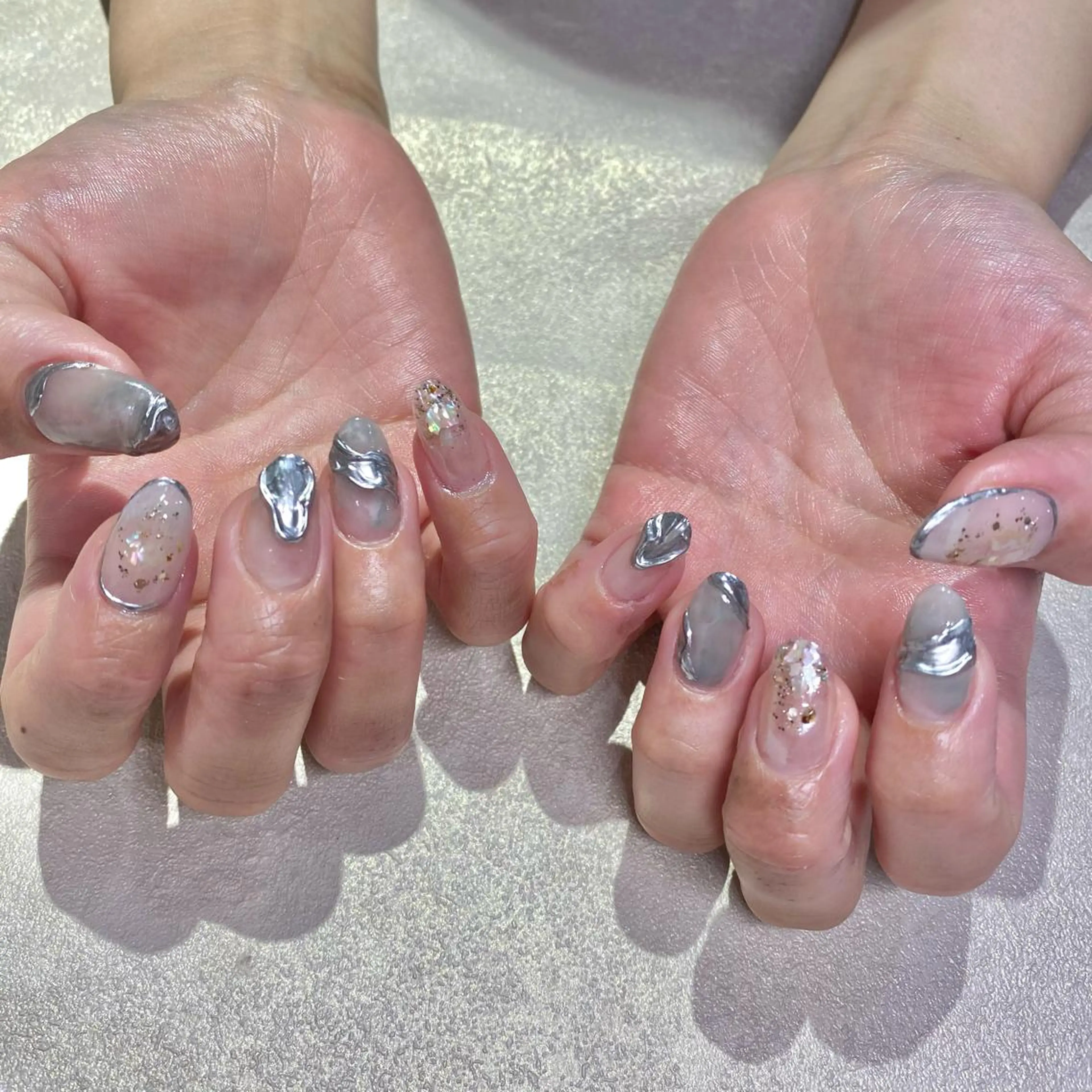 ネイル Amber21.所属・Nagahama Akariのネイルデザイン