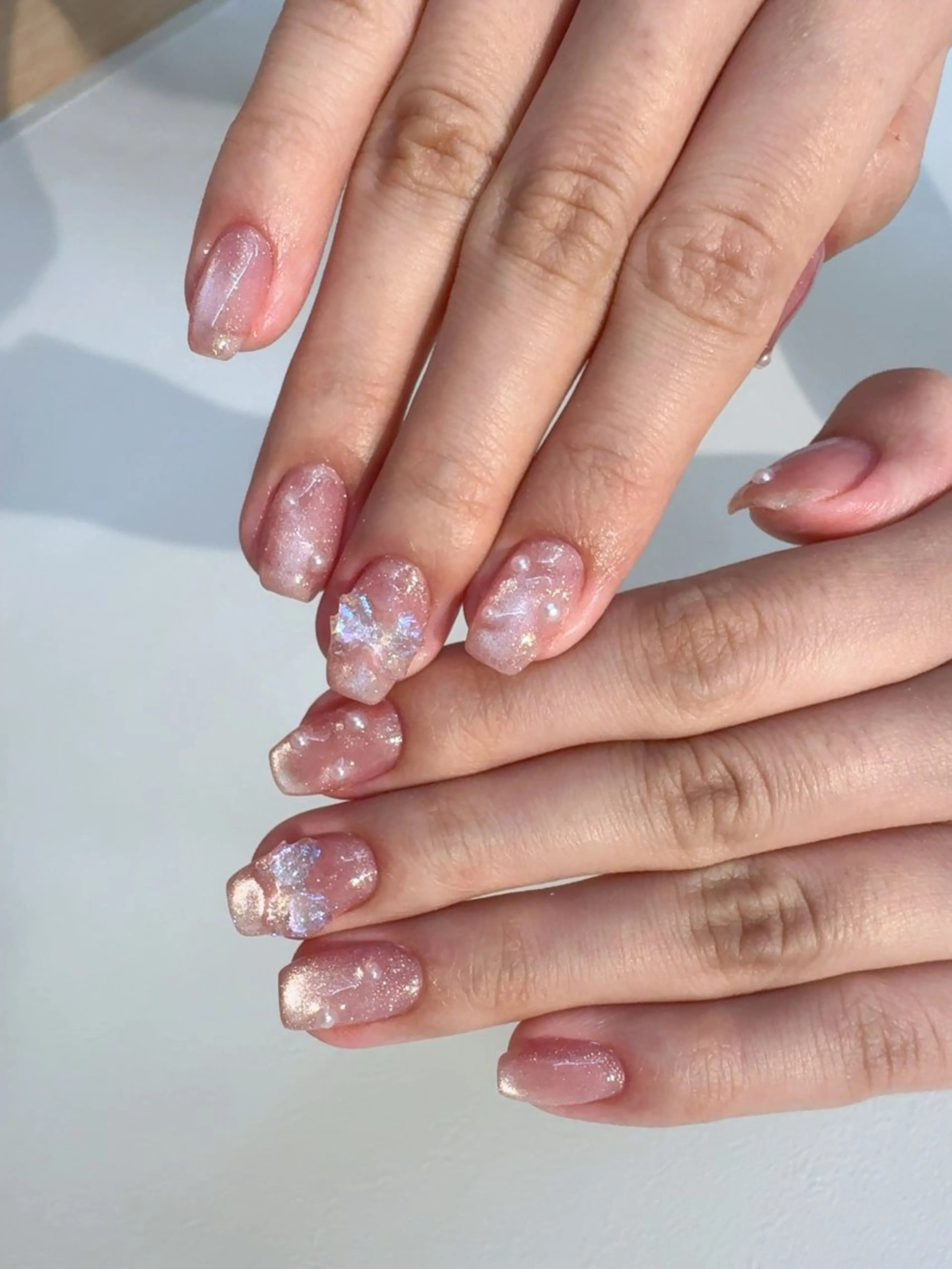 ネイル チークネイル フラッシュネイル フレンチネイル 韓国ネイル マグネットネイル ハンドネイル Hi nail 【ハイネイル】池袋のネイルデザイン