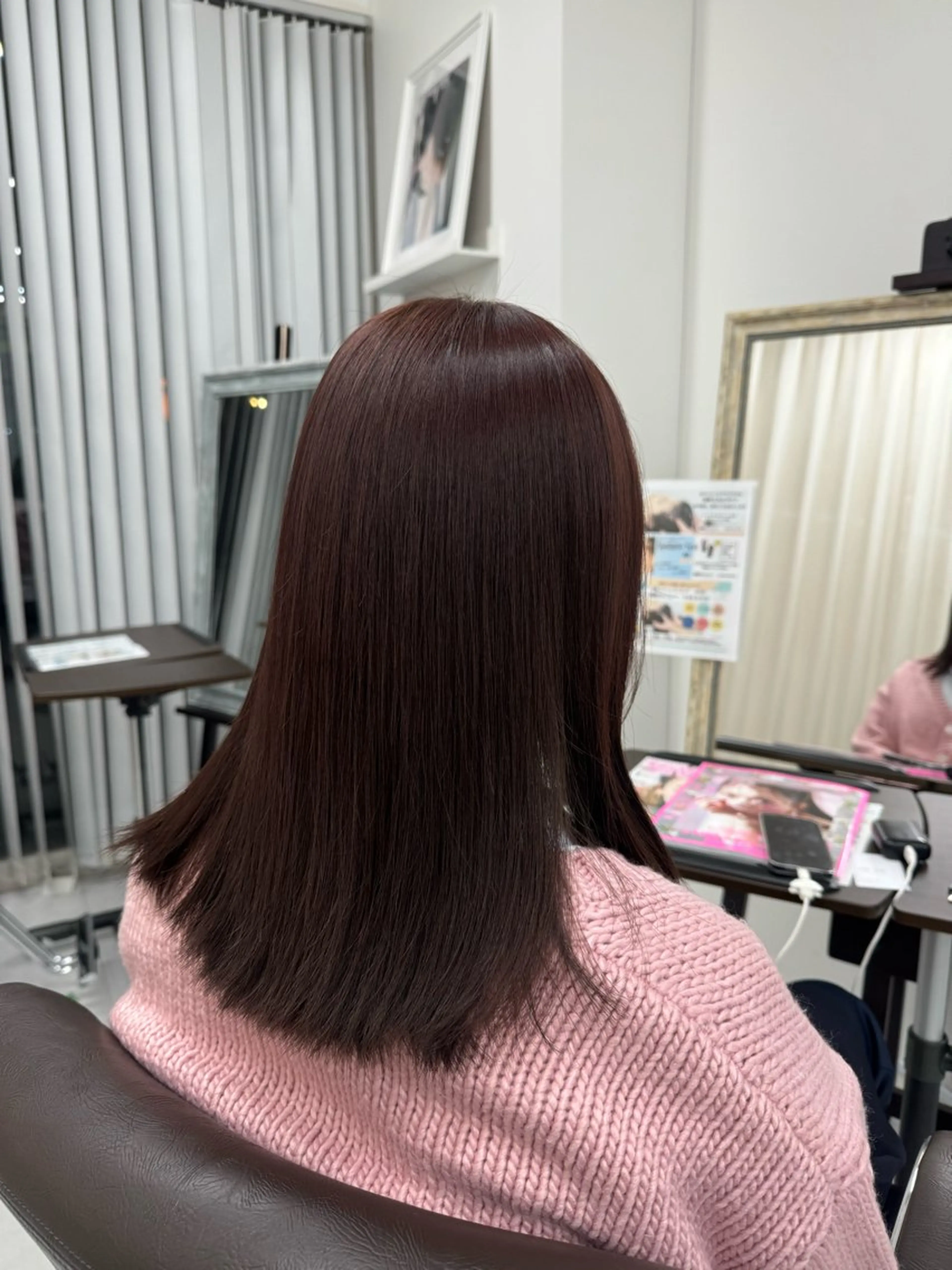 カラー 田島拓海 ボブカットのヘアスタイル