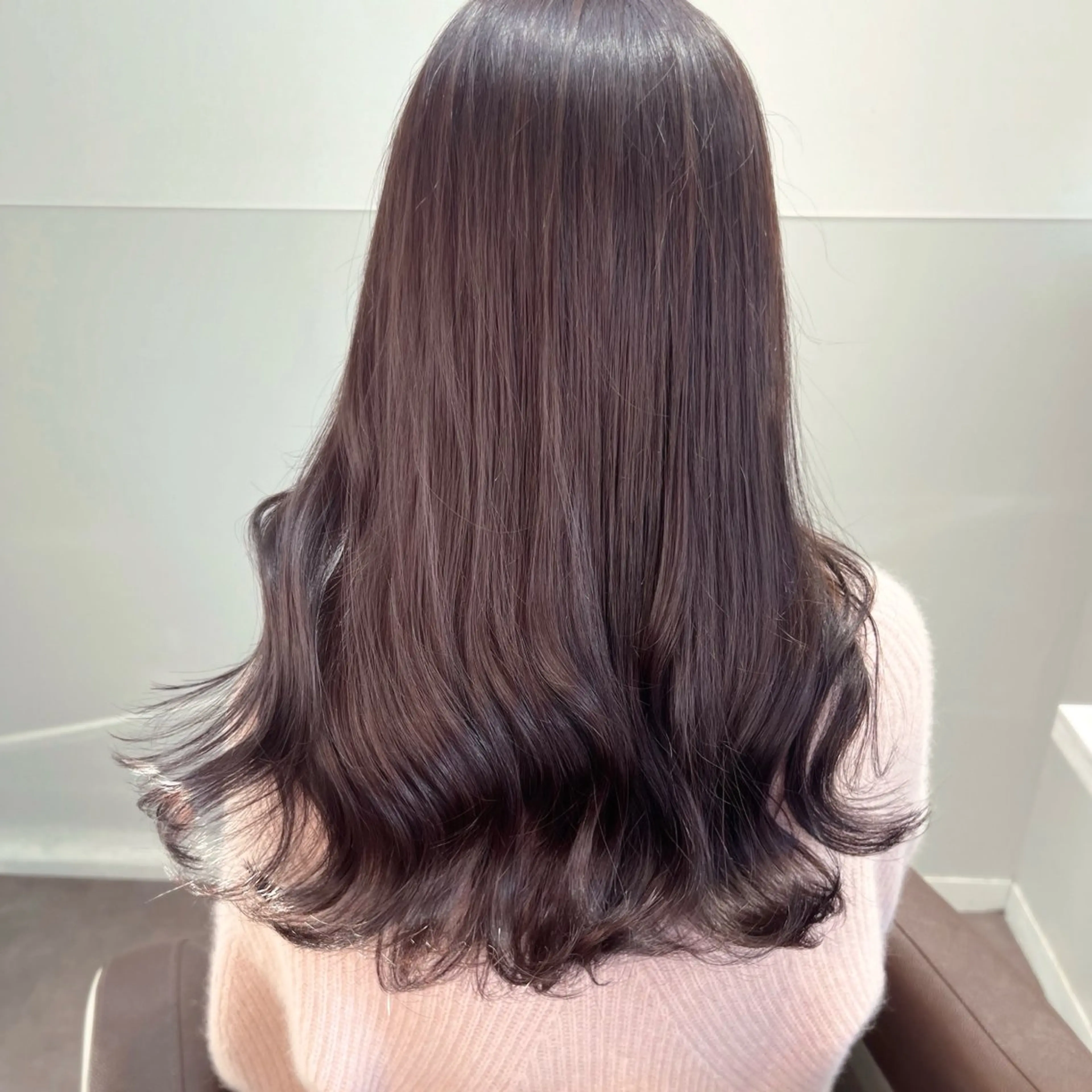 セミロング 韓国モテhair🍑 momoのヘアスタイル