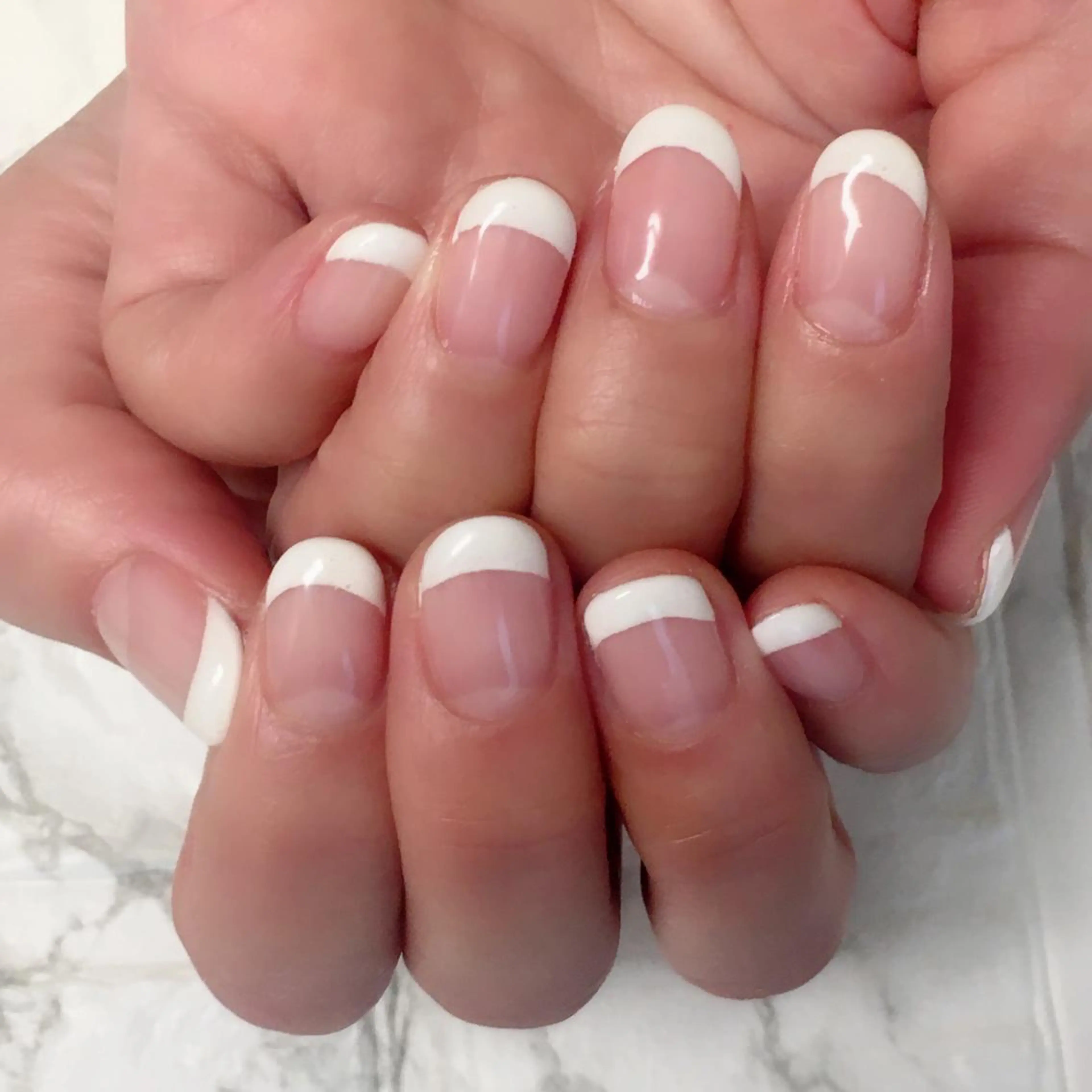 ネイル フレンチネイル ハンドネイル 自爪育成/深爪矯正 mikiのネイルデザイン