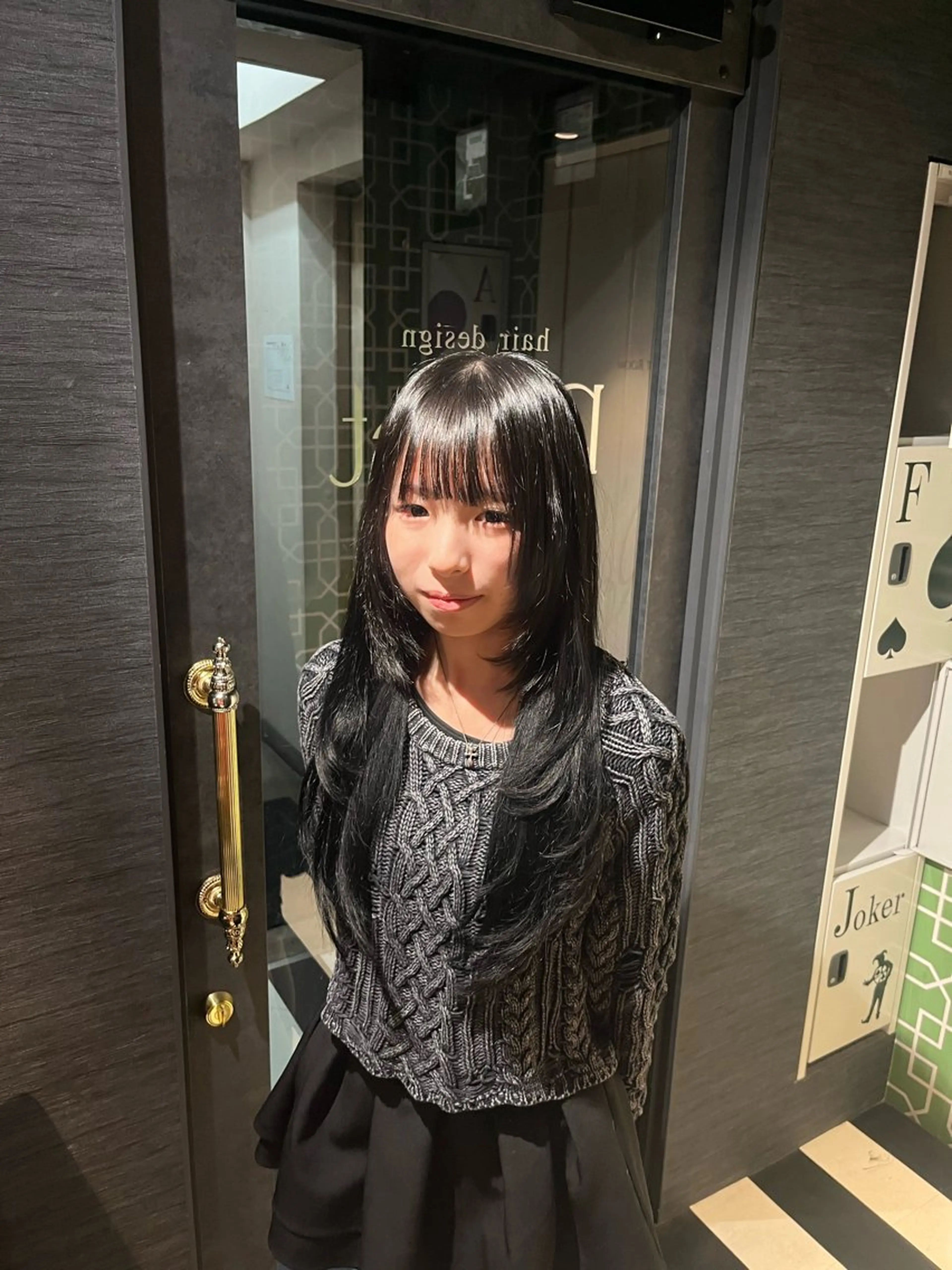 ロング レイヤーカット αito新宿 カットモデル募集のヘアスタイル