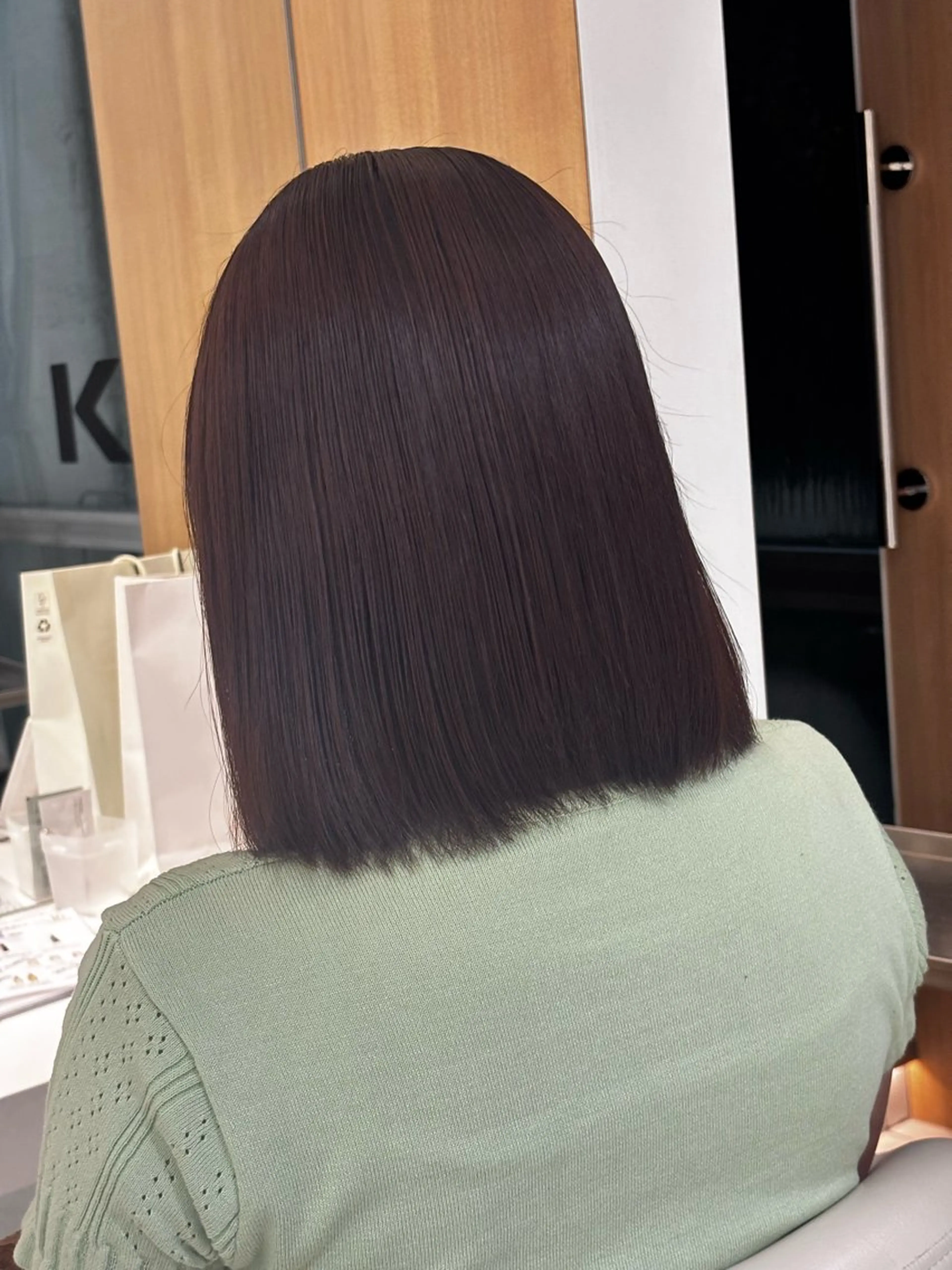 ミディアム パーマ 新規限定カット無料 クーポン有り【桂口】のヘアスタイル