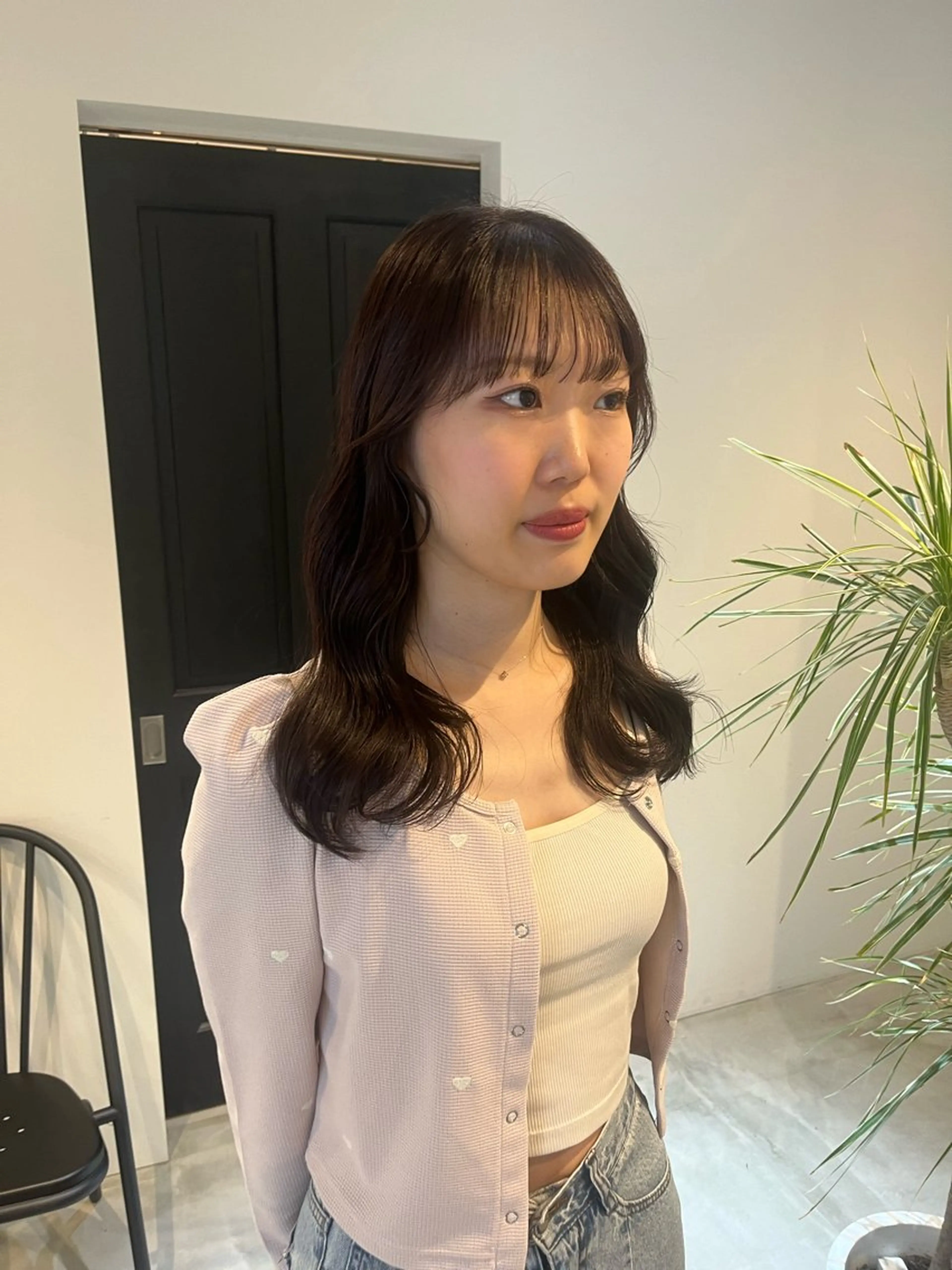 セミロング ALLYS 渋谷店所属・最高級の艶のある カラーmei🎨のヘアスタイル