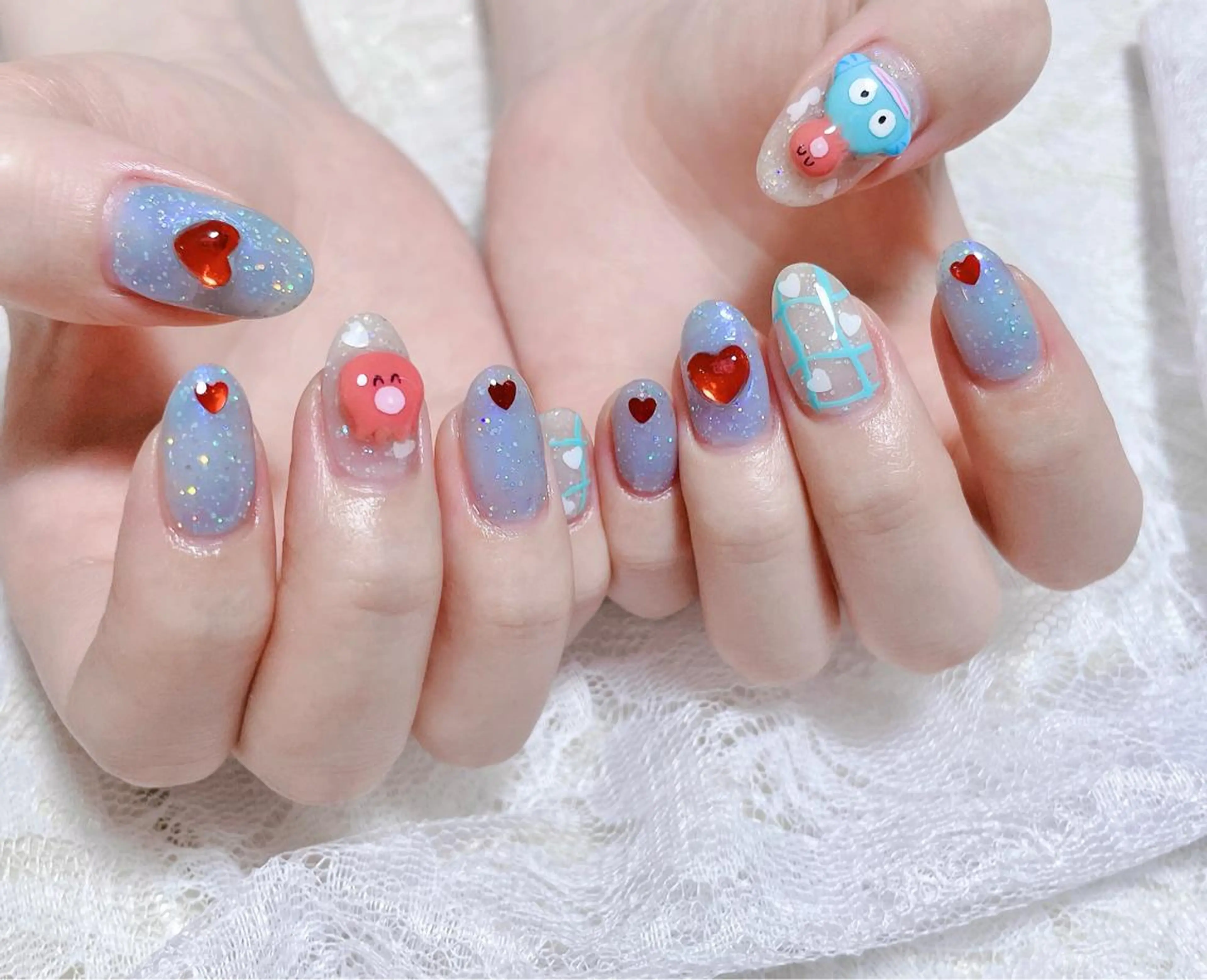 ネイル ハンドネイル FLARE NAIL フレアネイルのネイルデザイン