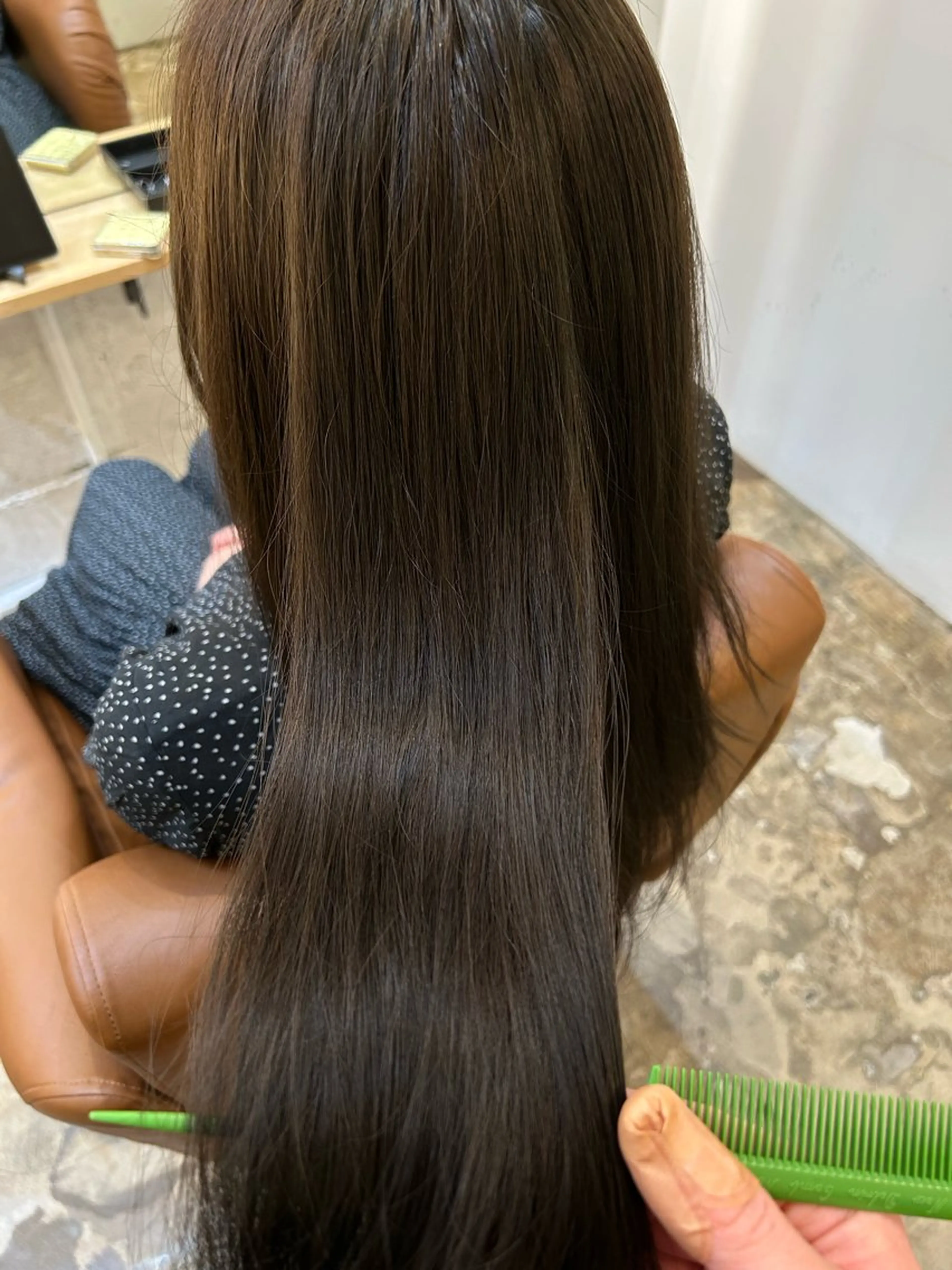 ロング カラー ヘアカラー AMBERGLEAM Hair&Cloth Yoga所属・Ryo☘縮毛矯正/ メンズ/ブリーチ/のヘアスタイル