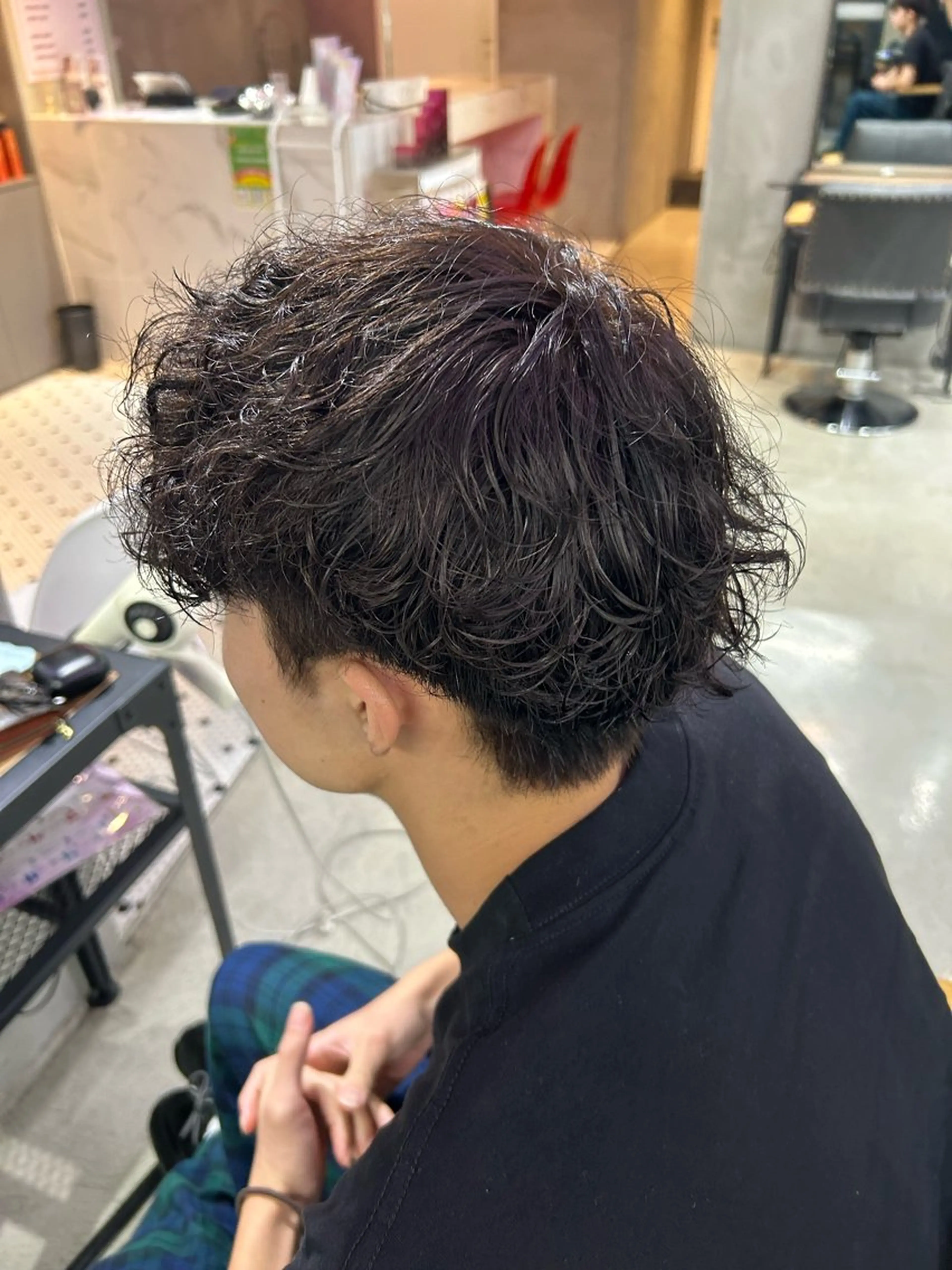 カラー メンズ ブラウンカラー ダークブラウン Pocket仙台赤坂 康成のヘアスタイル