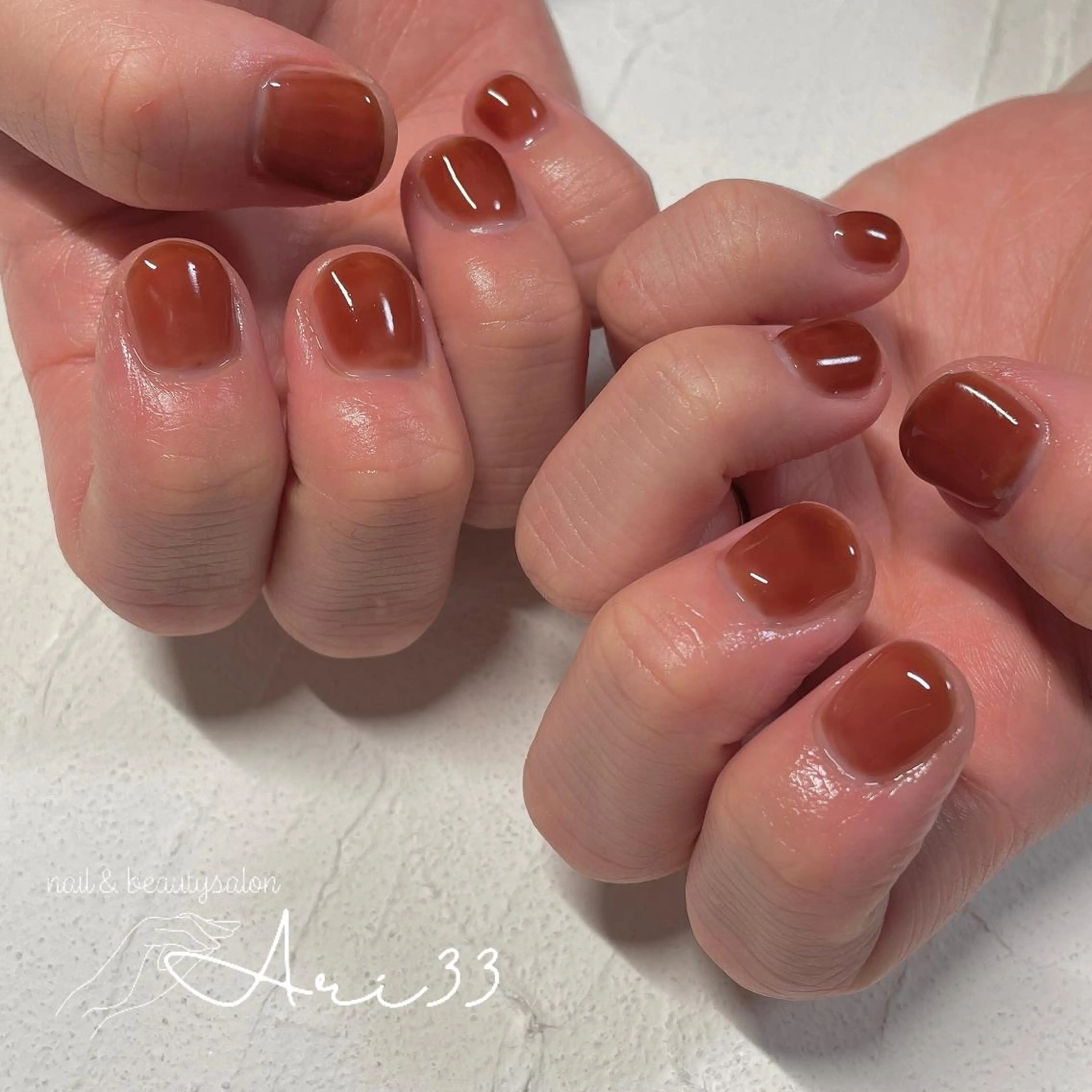 ネイル ハンドネイル プライベートサロン Ari33nailのネイルデザイン