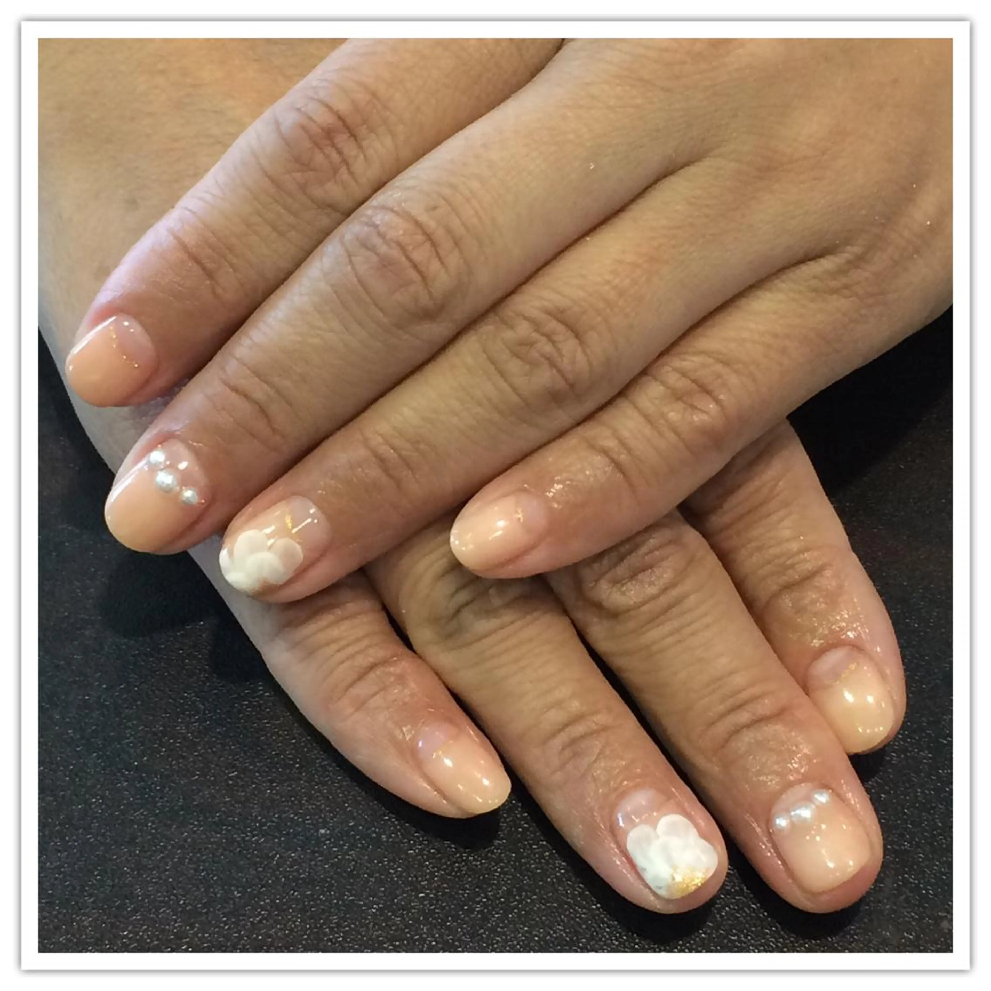 ネイル アートネイル フラワーネイル M nail はやまうららのネイルデザイン