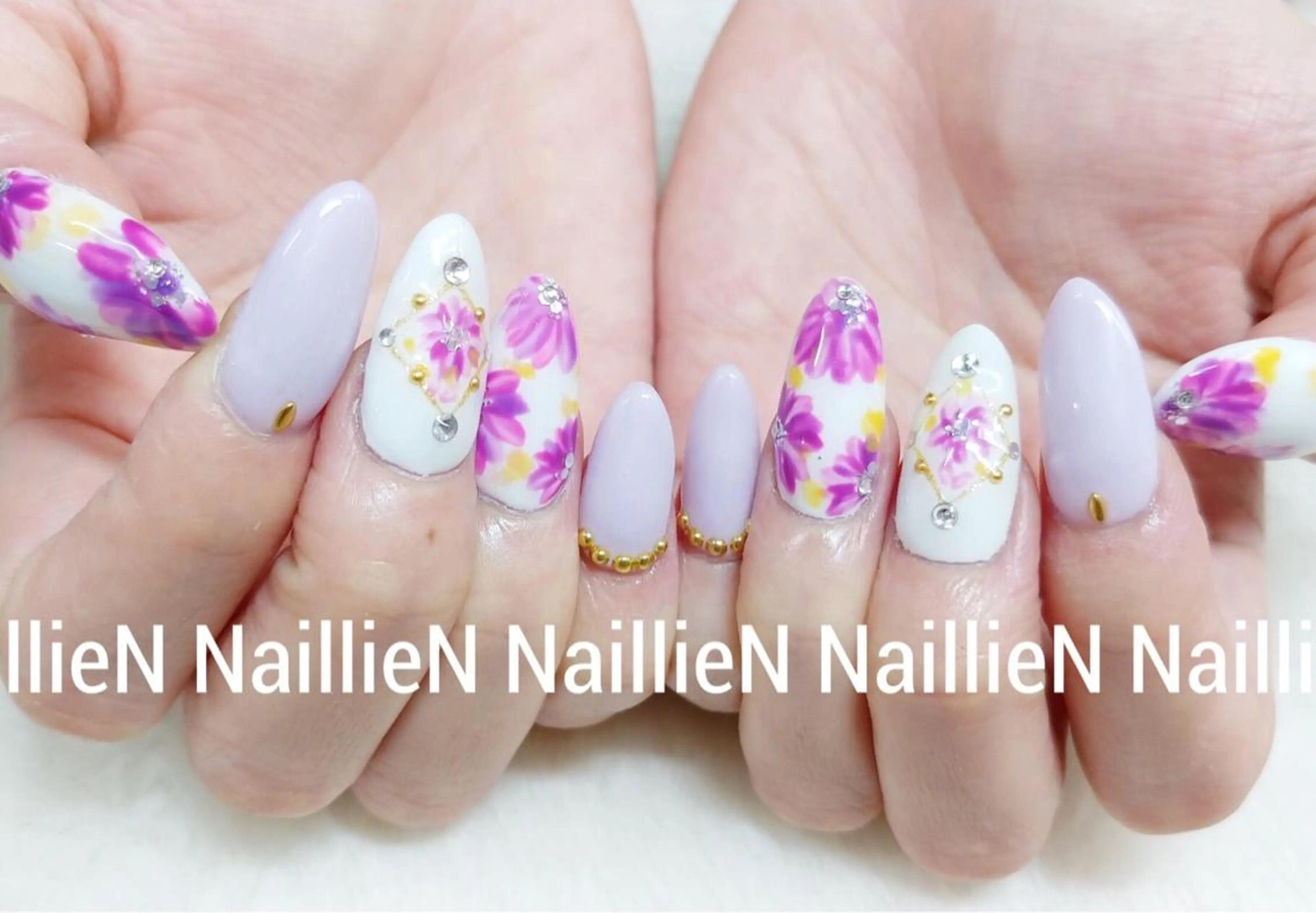ネイル アートネイル ジェルネイル スカルプネイル ハンドネイル Nail lieNのネイルデザイン