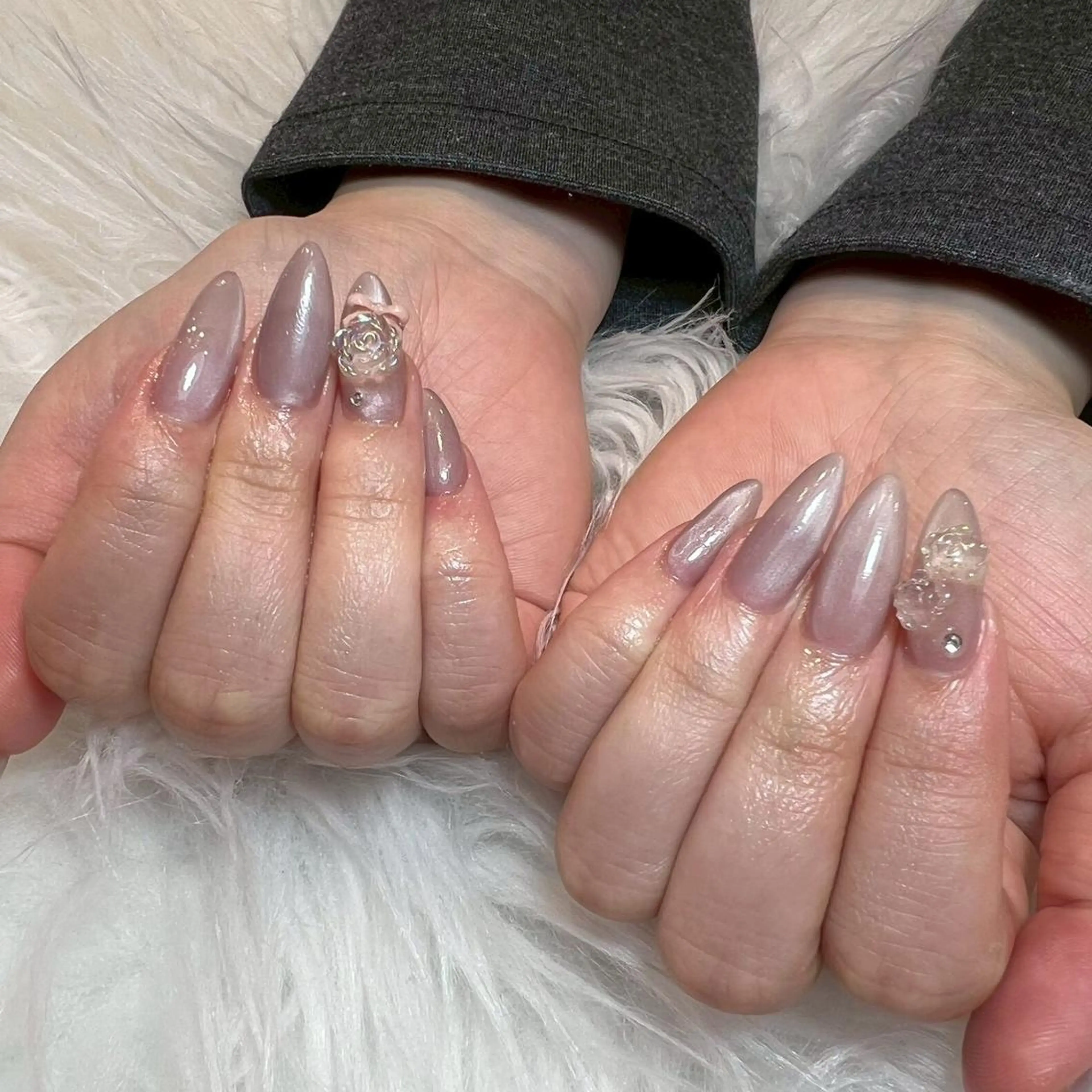 ネイル マグネットネイル LIB VALLA haruka🎀🫧のネイルデザイン