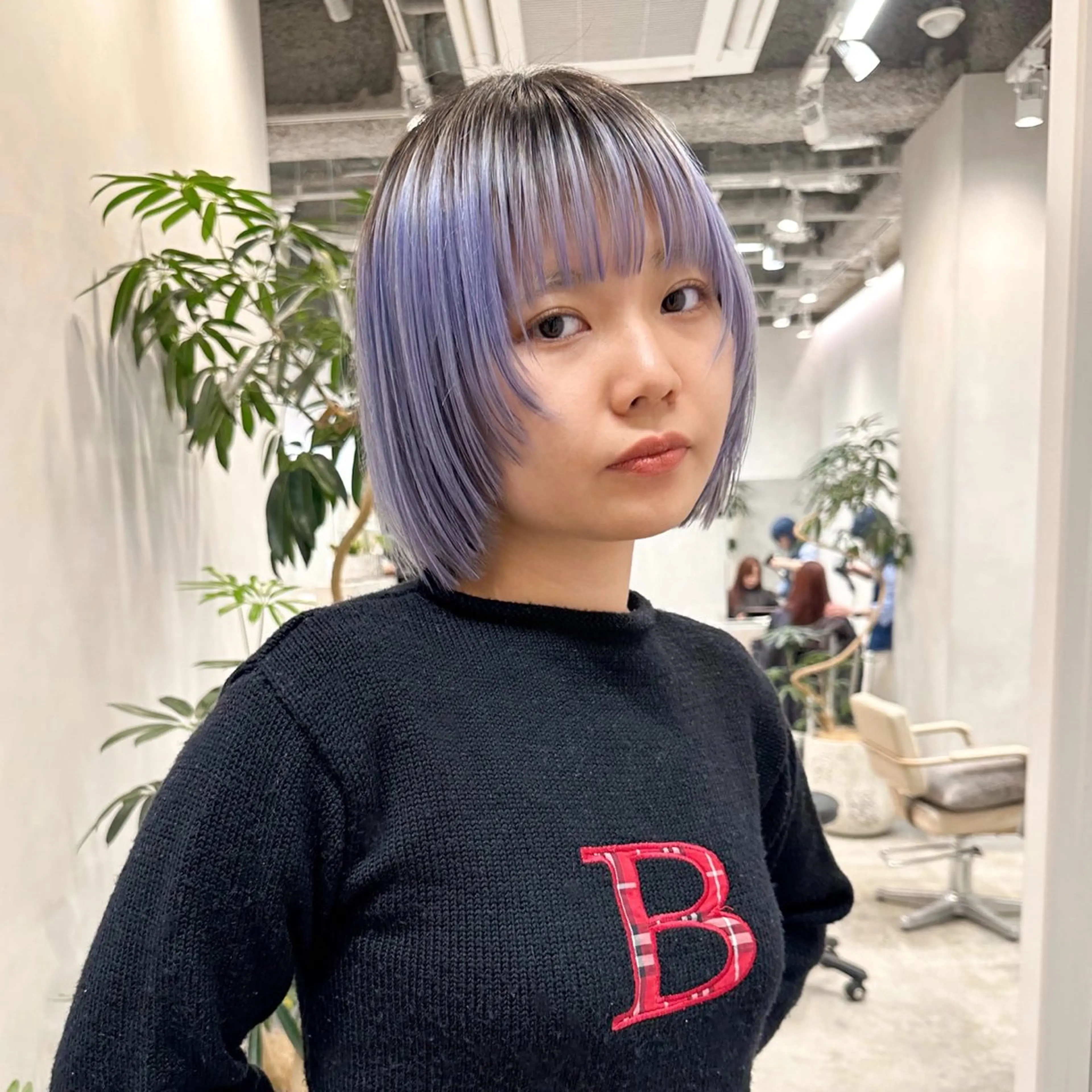 ミディアム カラー 🌀perm 🌀のヘアスタイル