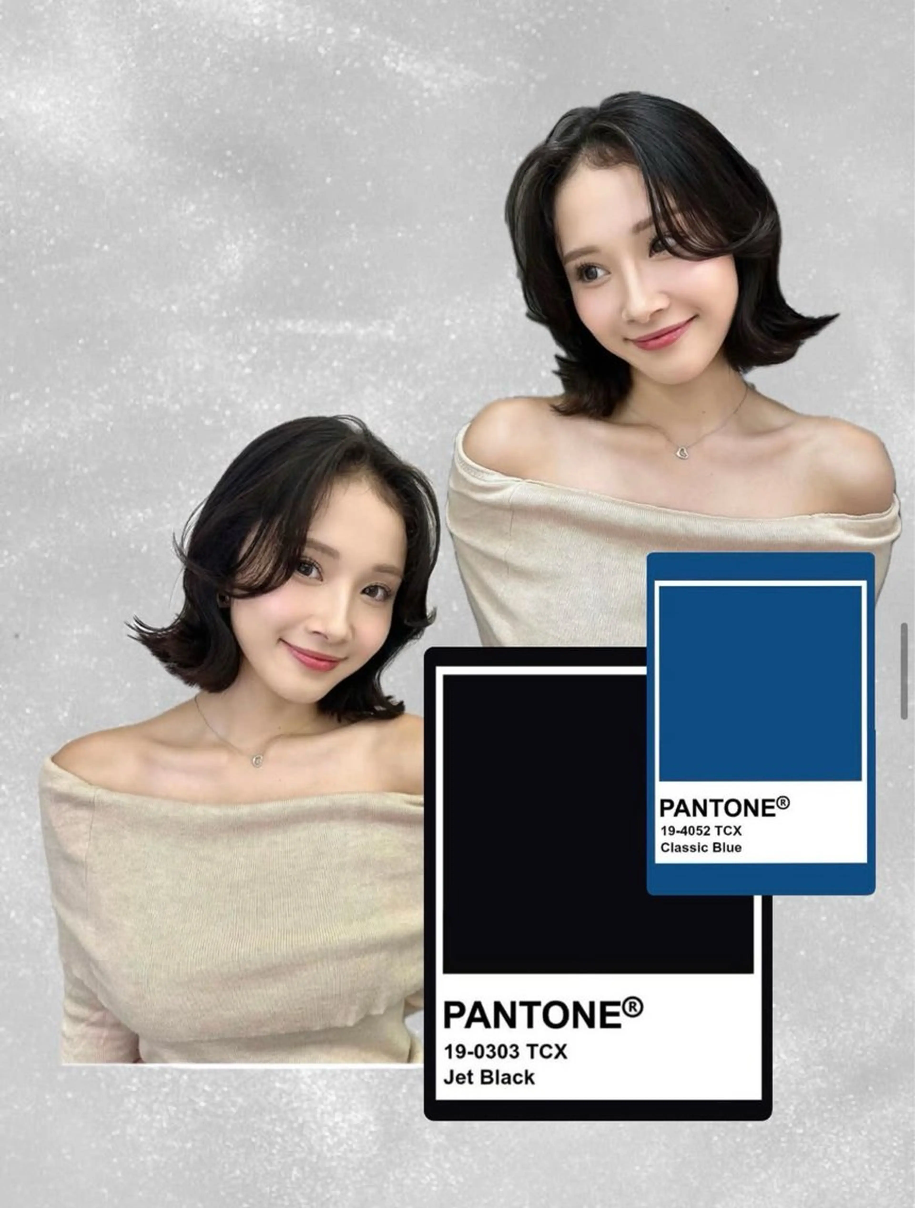 ロング カラー ヘアアレンジ 黒髪 ブルーカラー ブルーブラック カット トリートメント ico所属・柏木 理那のヘアスタイル