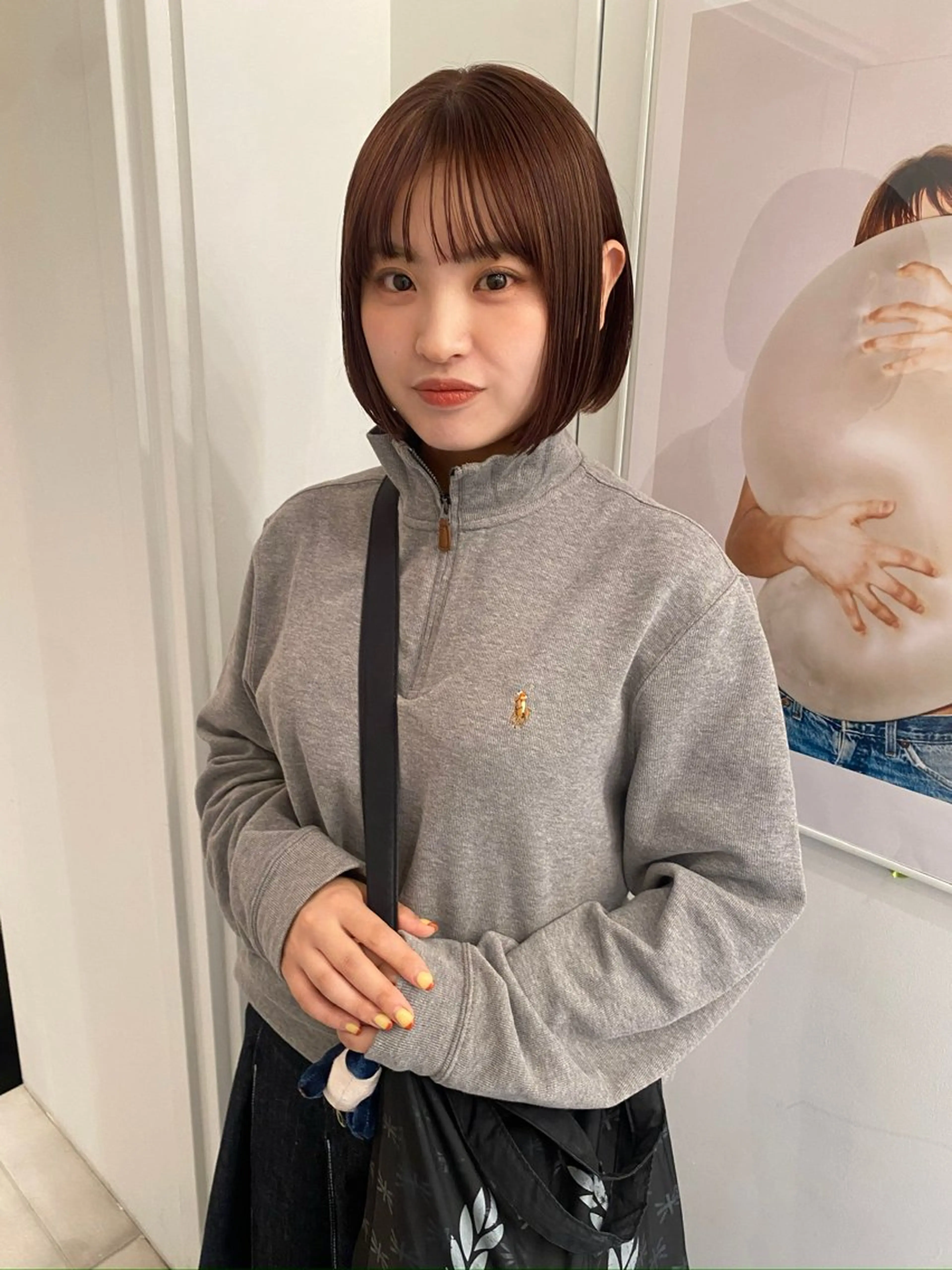 ショート カット riria/ボブ /ブラウンカラー🎀のヘアスタイル