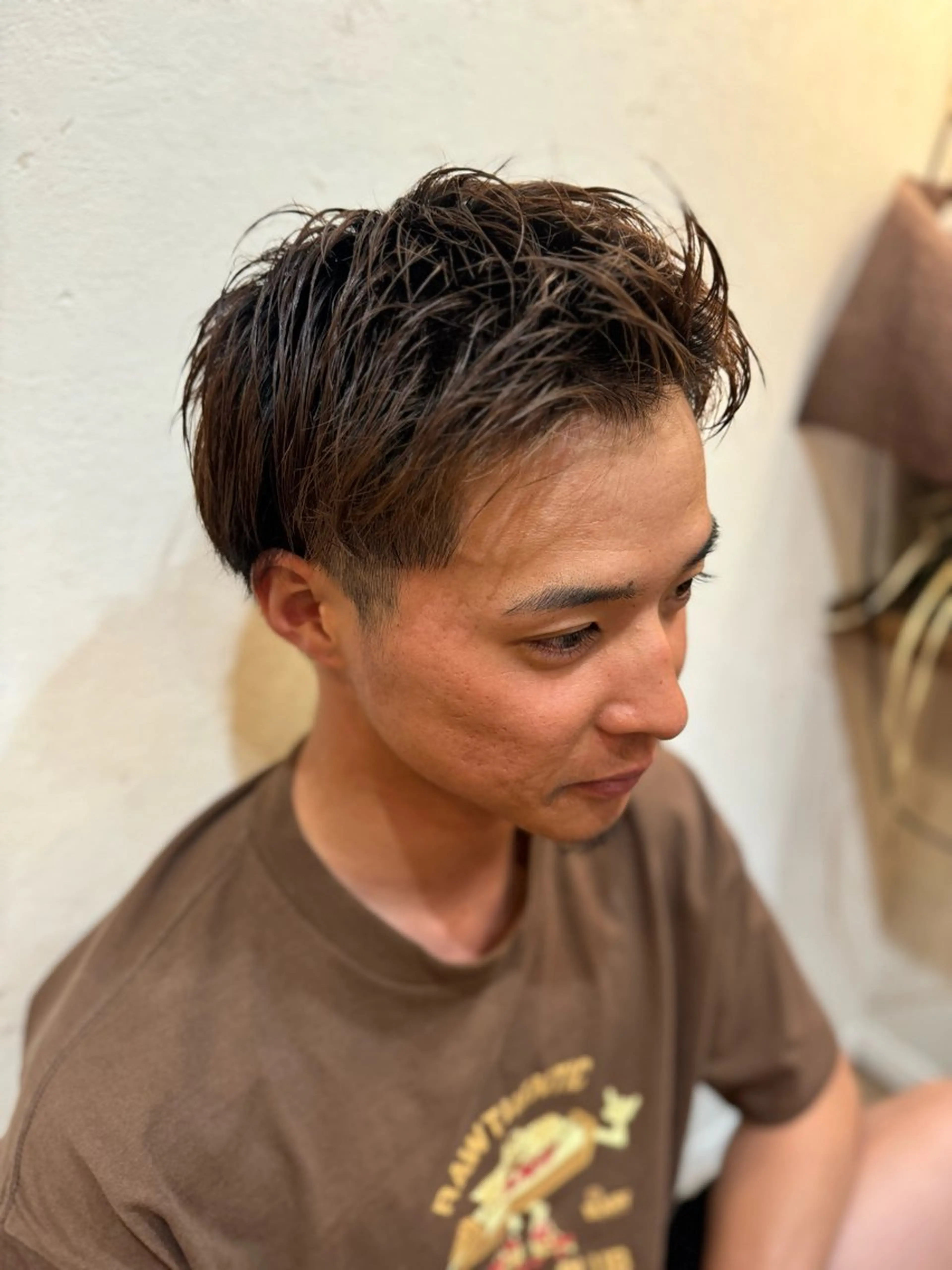 ショート メンズ 刈り上げ Misaki Kuradomeのヘアスタイル