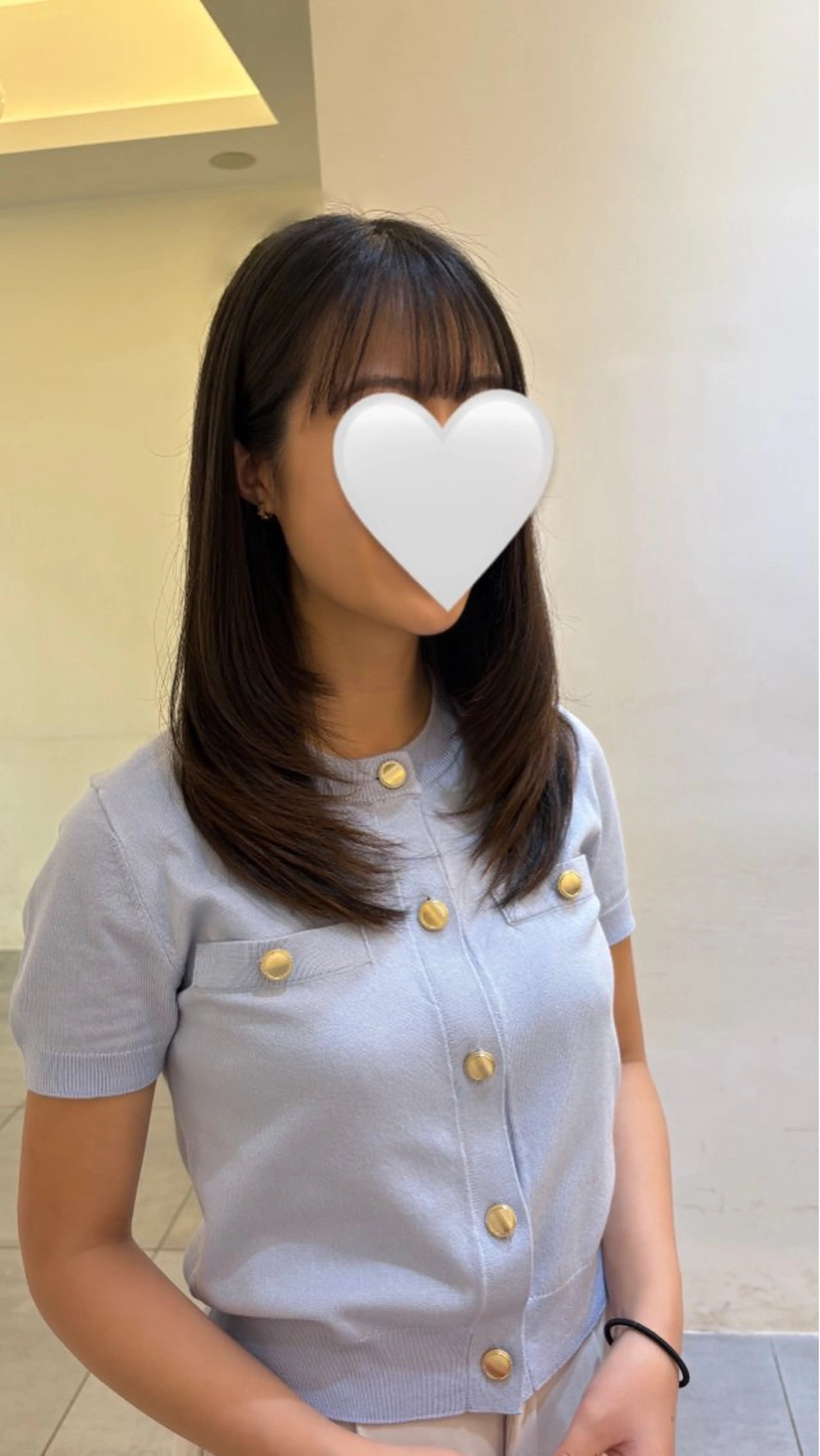 ロング レイヤーカット カット nok所属・レイヤー/ベージュ/ どますず🌺のヘアスタイル