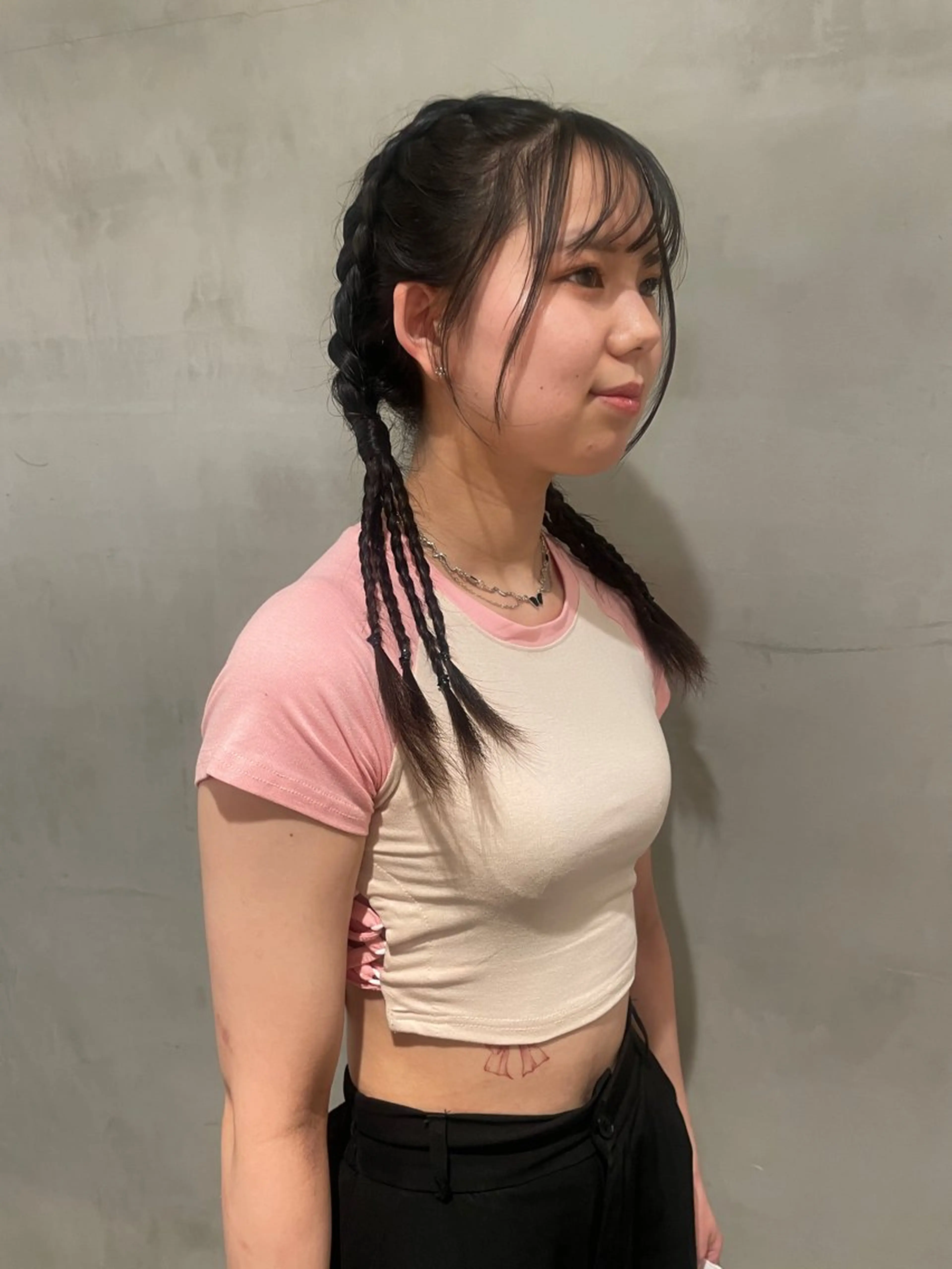 セミロング ヘアアレンジ MEY HAIR所属・🎀海外ヘア/表参道 Satone🎀のヘアスタイル