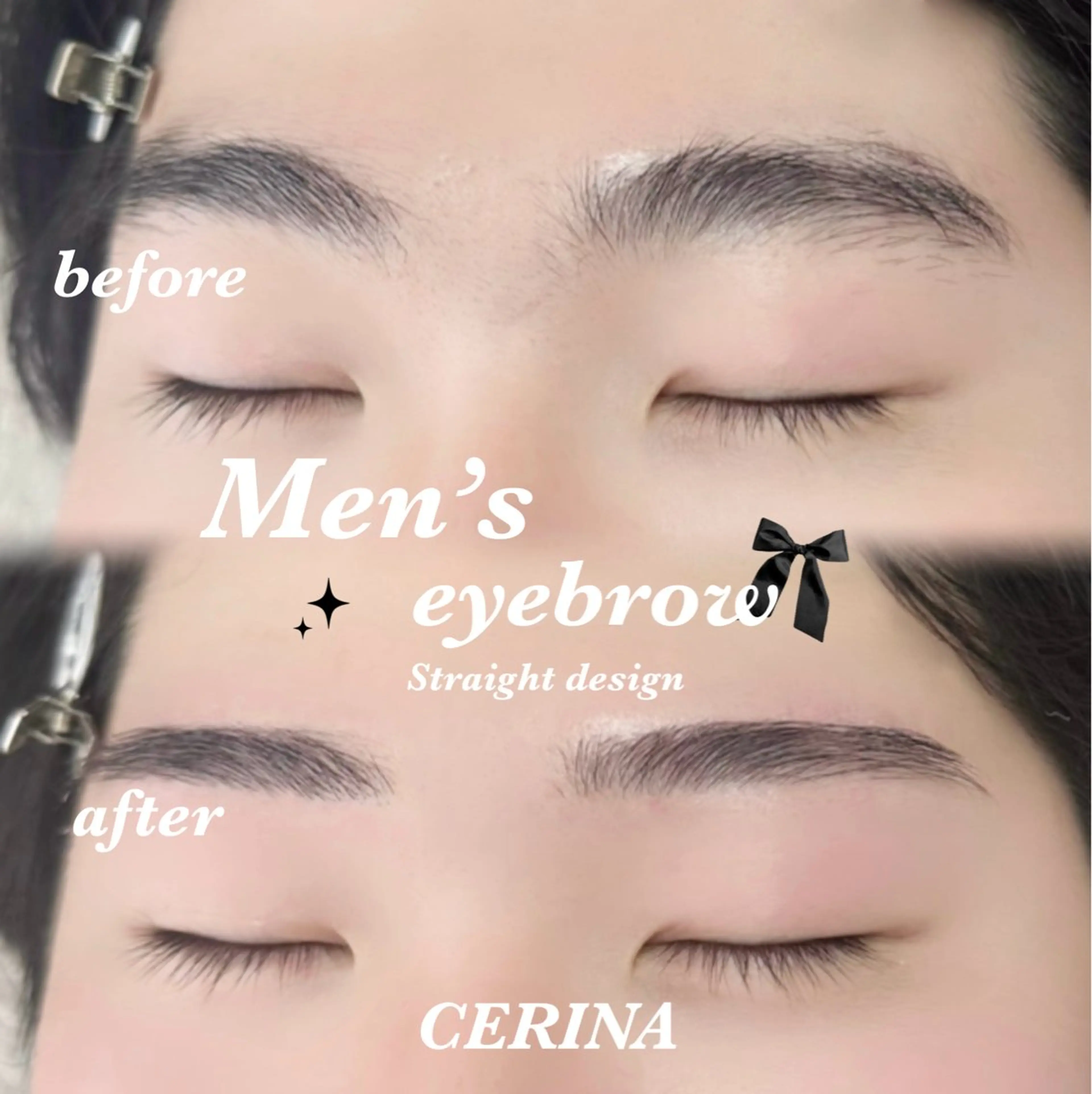 アイブロウ メンズアイブロウ CERINAmini Miiのマツエク・マツパデザイン