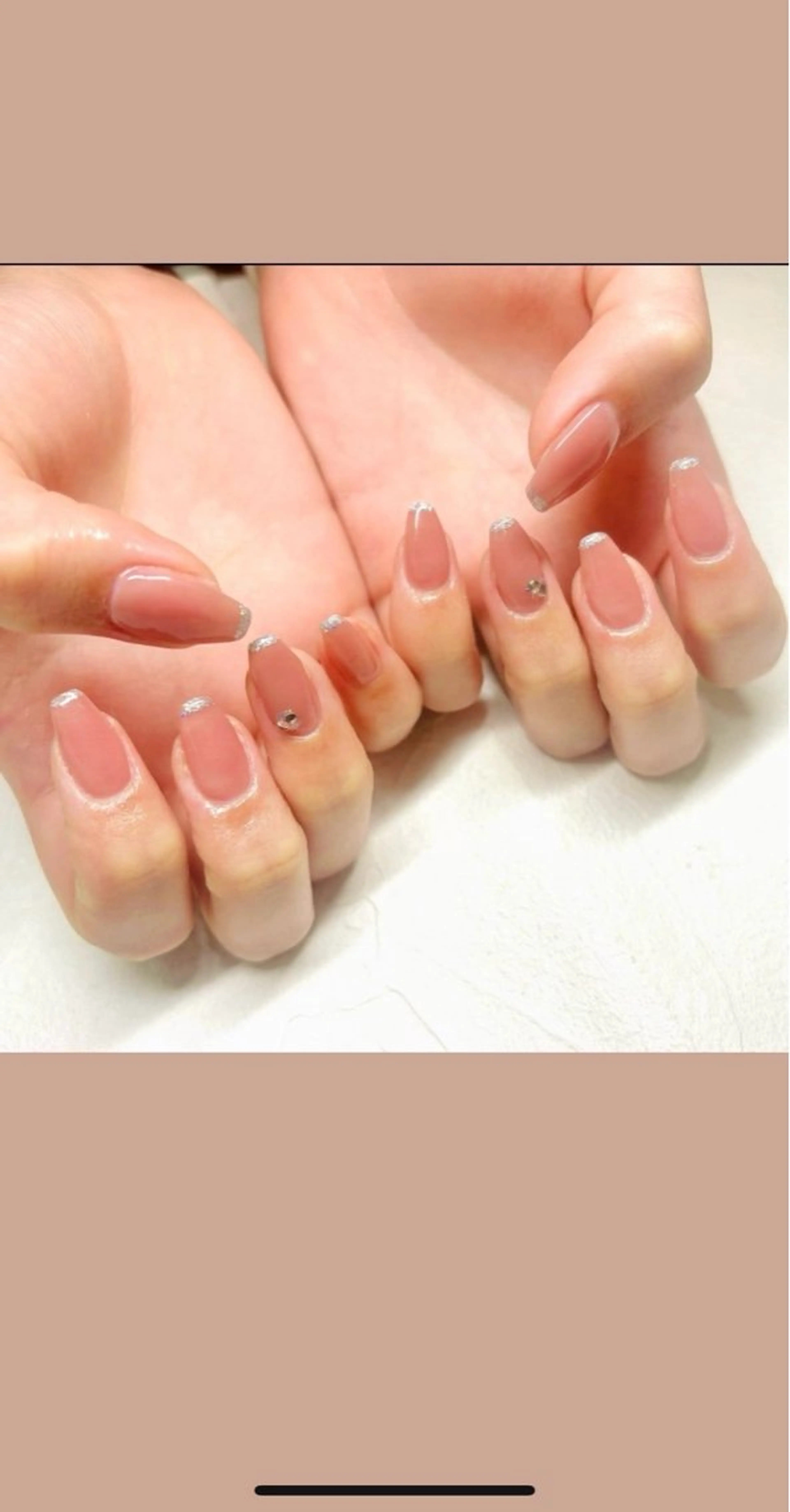 【オフィスにも◎】シンプル定額ネイル《オフケア込》の写真