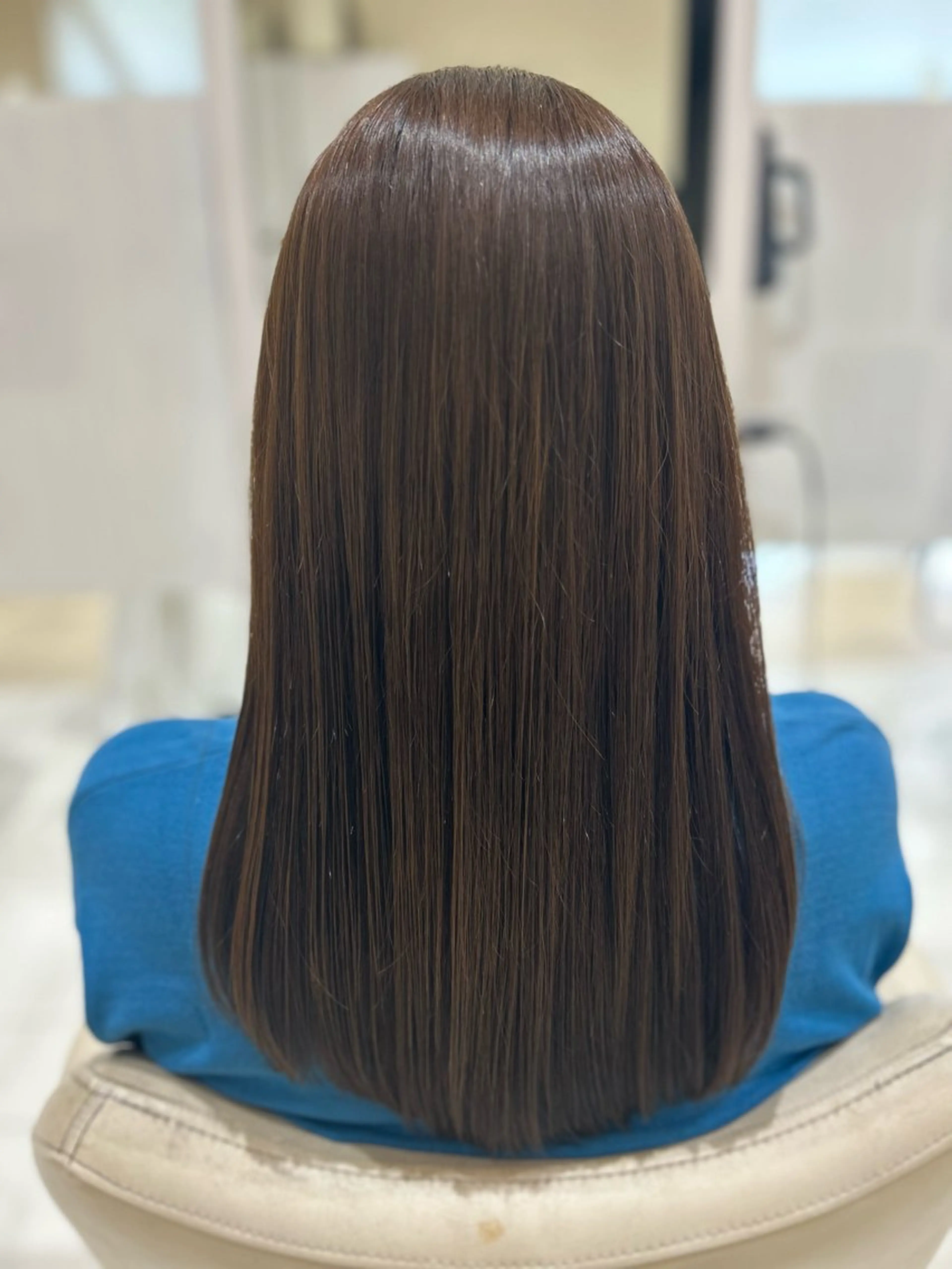 ロング カラー ベージュカラー グレージュ 縮毛矯正 ラブーケ大垣店 石動のヘアスタイル