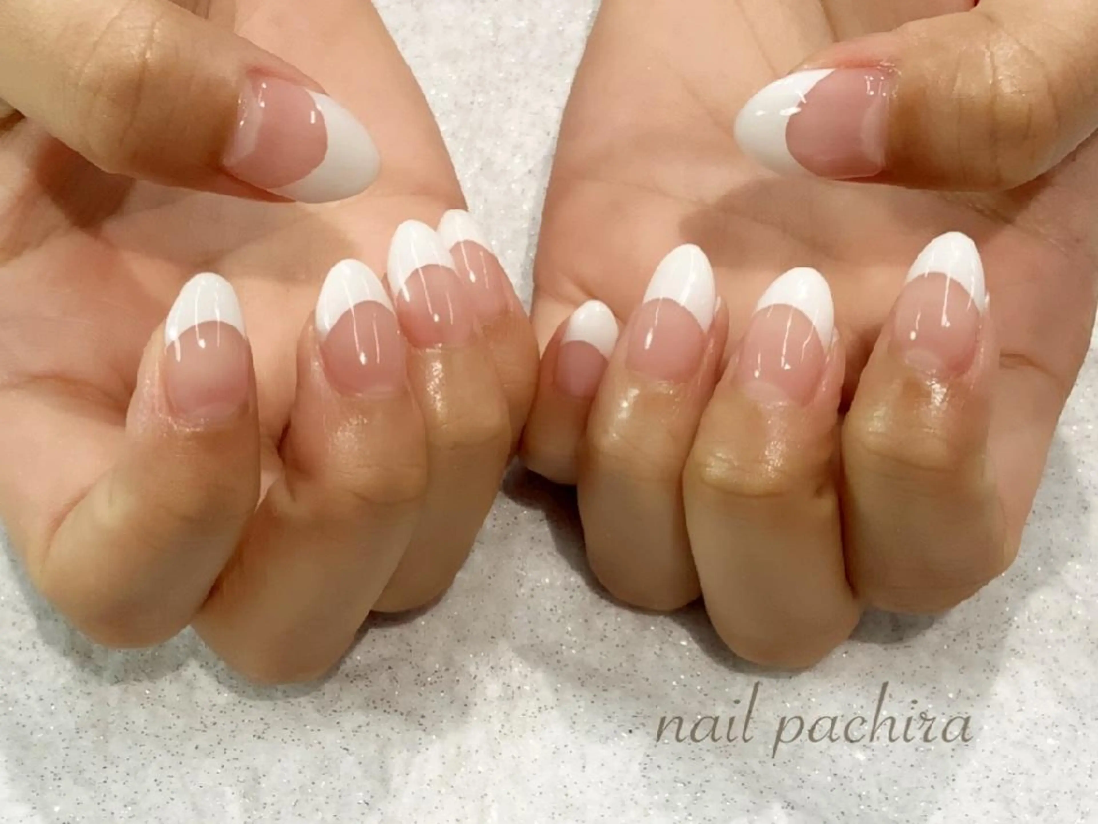 ネイル フレンチネイル ネイルパキラ ゆうのネイルデザイン