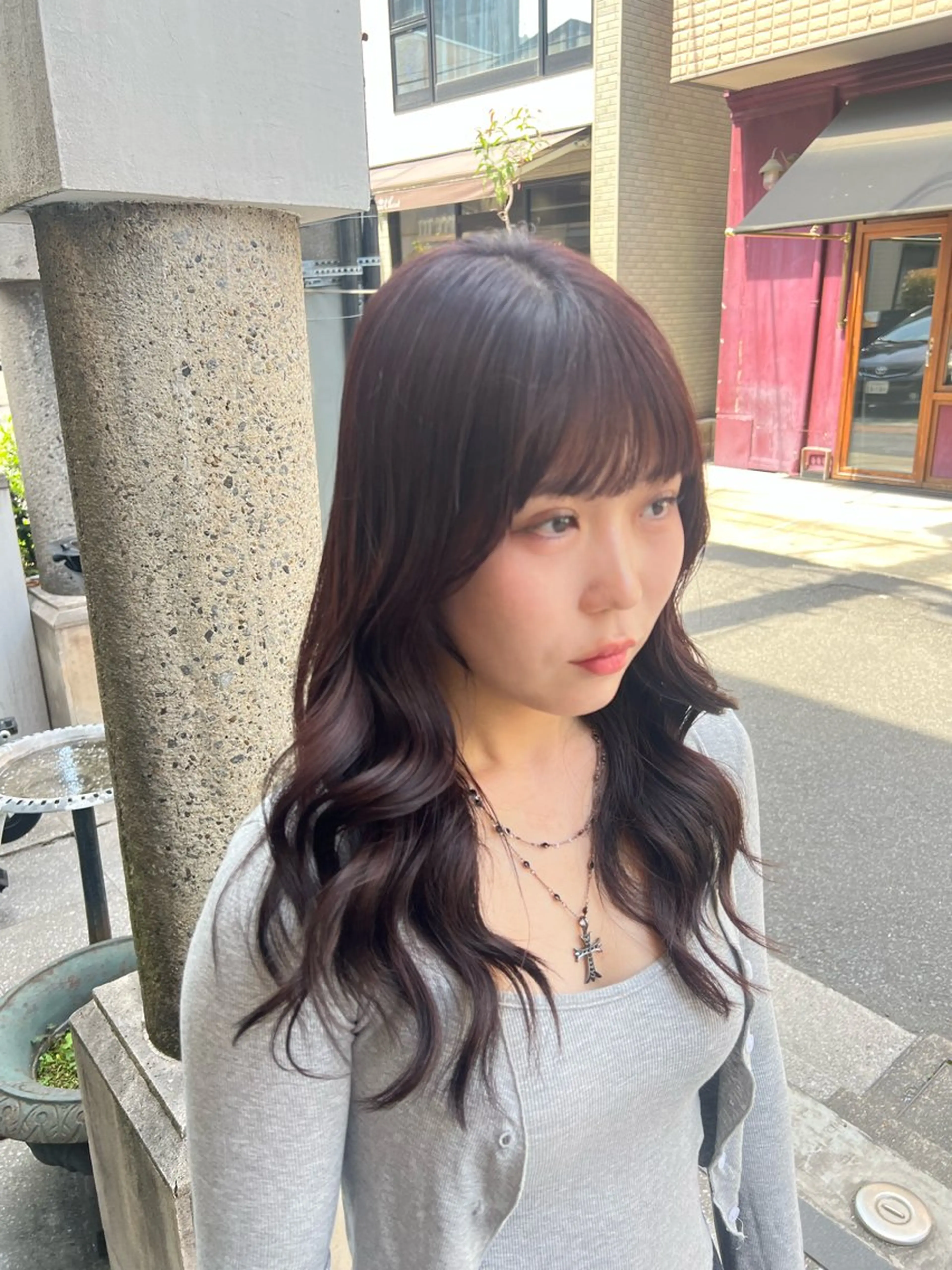 ロング カラー ヘアアレンジ ショートボブ ベージュカラー ブリーチ ブロンド 透明感カラー カット ヘアカラー トリートメント 透明感/艶髪矯正 🪐takushiのヘアスタイル