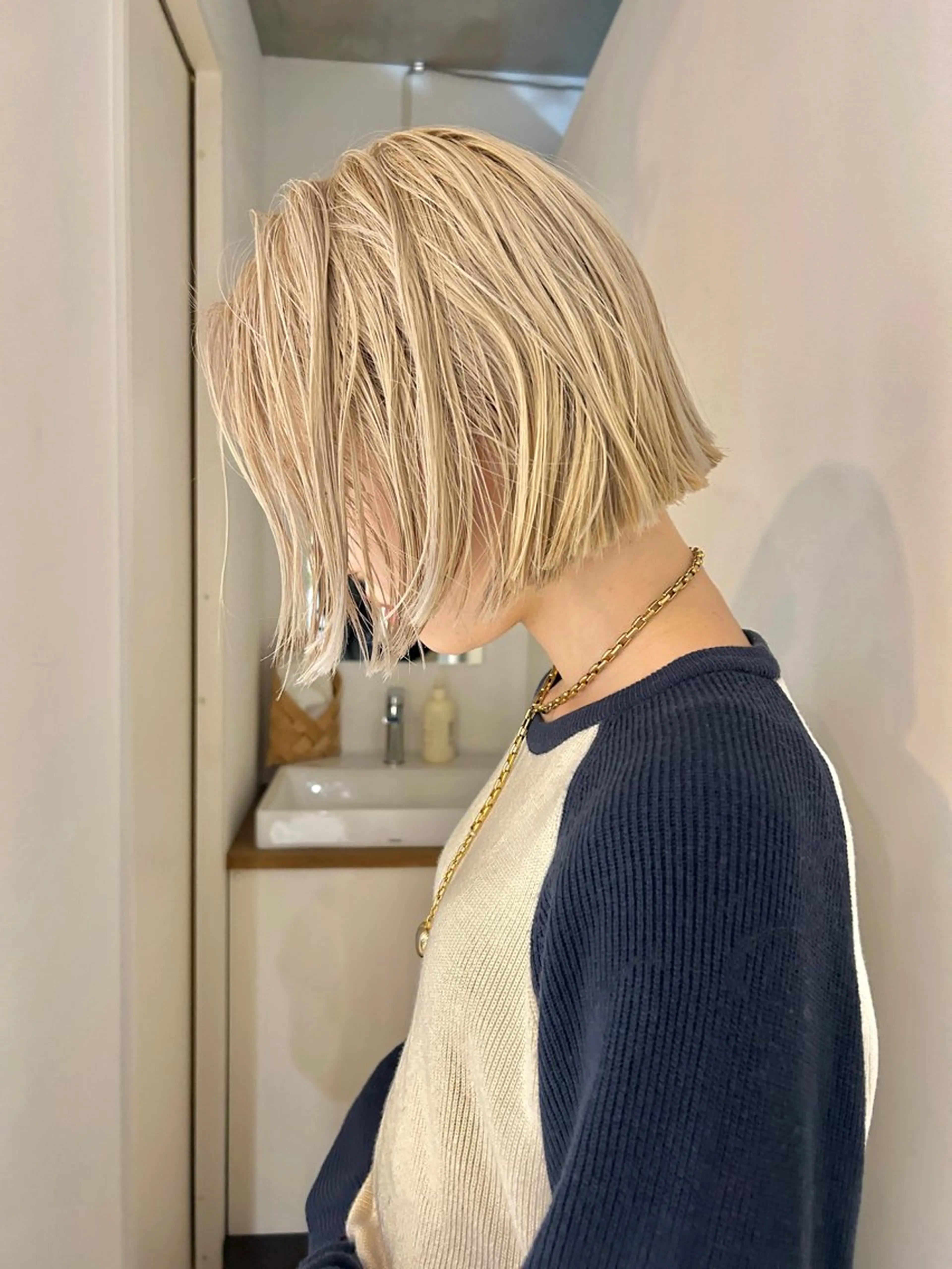 ショート カラー ヘアカラー 大木 紗也香のヘアスタイル