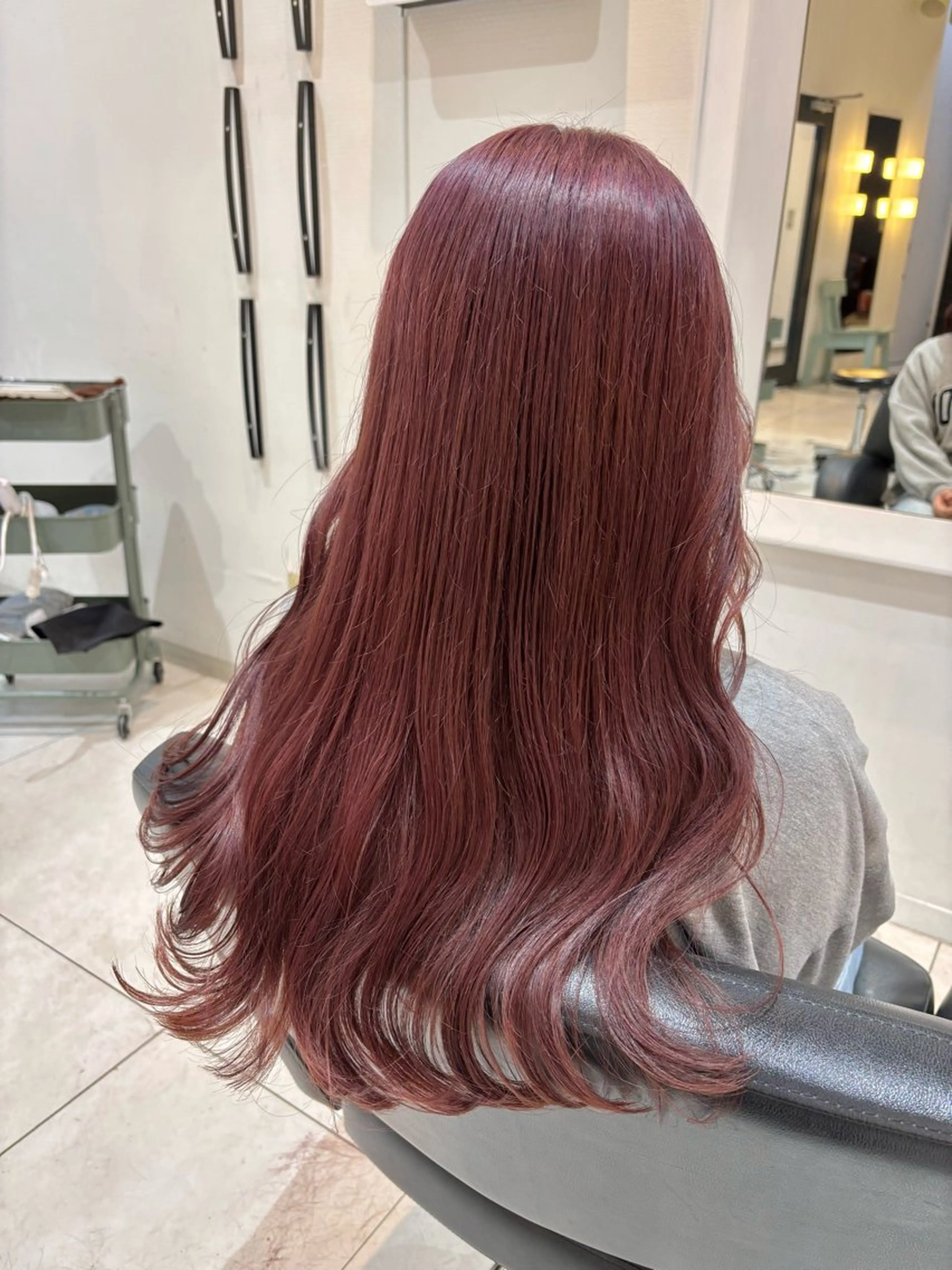ロング カラー ラベンダーカラー ピンクカラー ピンクラベンダー カット ヘアカラー トリートメント くさかみさき🌼暖色 /耳つぼ/オタク🌼のヘアスタイル