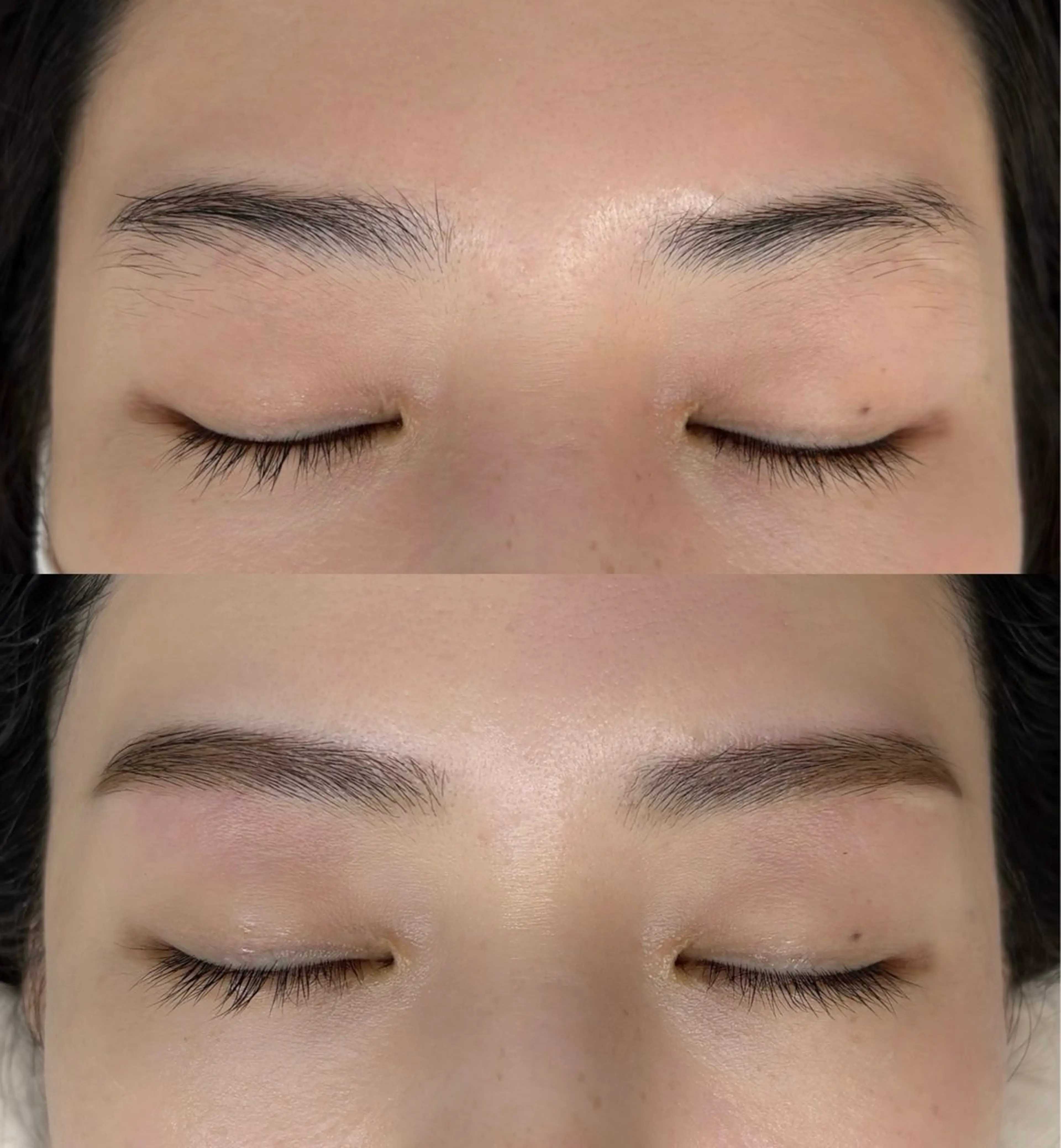 眉毛＋フェイシャルワックス脱毛（ヘッドスパ、肩首マッサージ、フェイシャルマッサージ付き）の写真