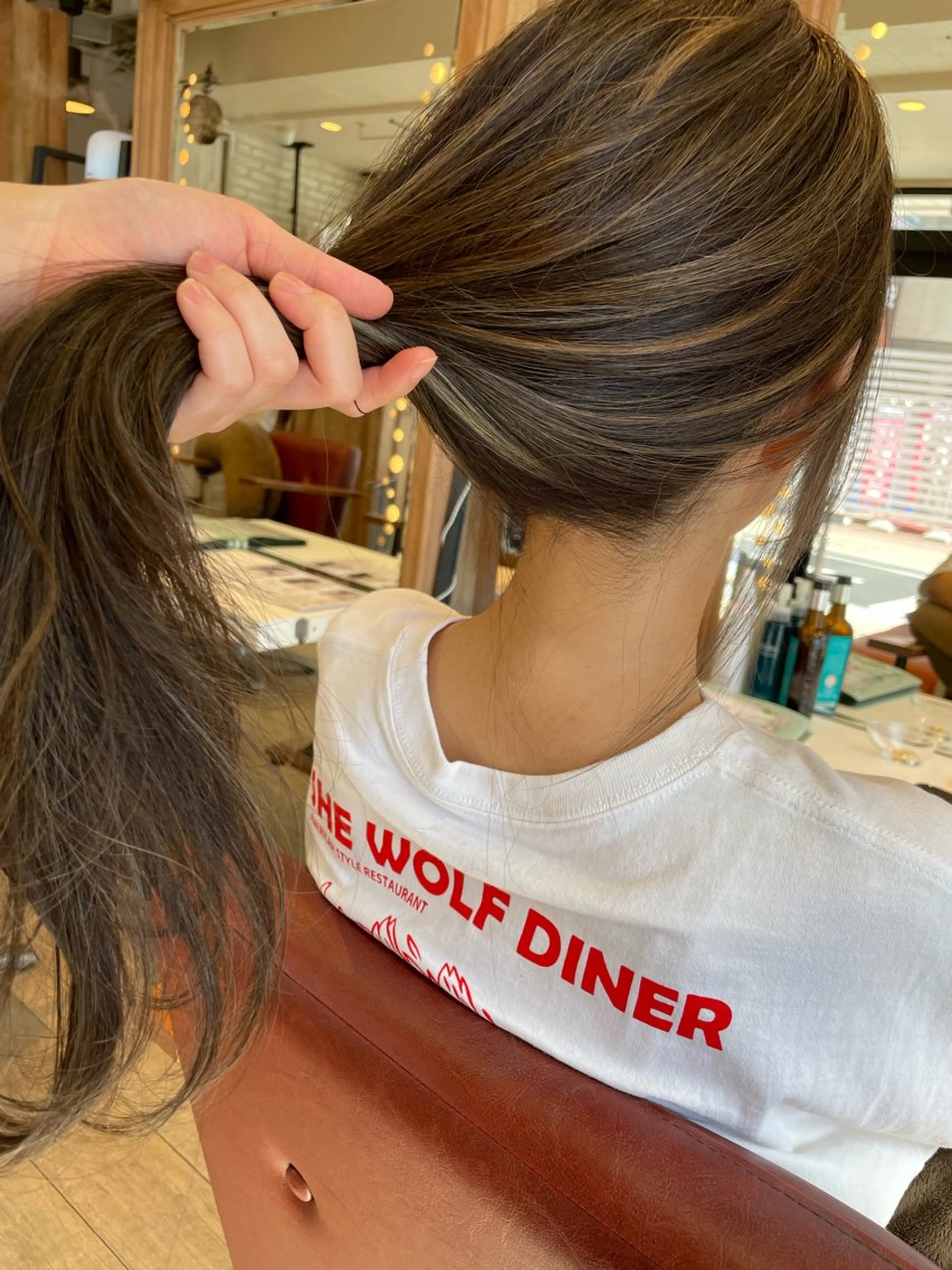 【ナチュラルハイライト✨】カット+ホイルカラー+カラー+トリートメントの写真