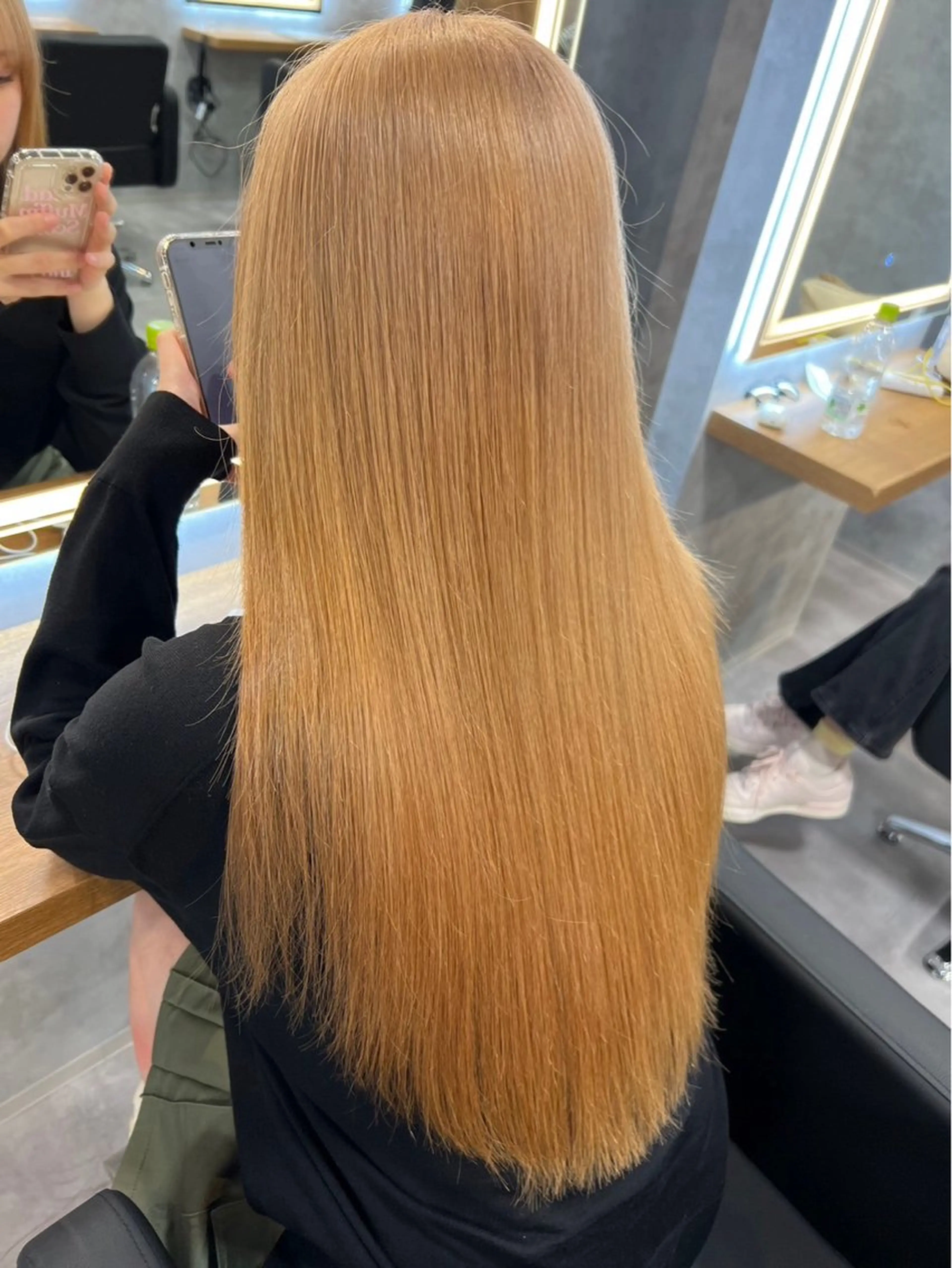 ロング カラー ヘアアレンジ メンズ 🤍透明感カラー🤍 ブリーチ🤍AINEのヘアスタイル