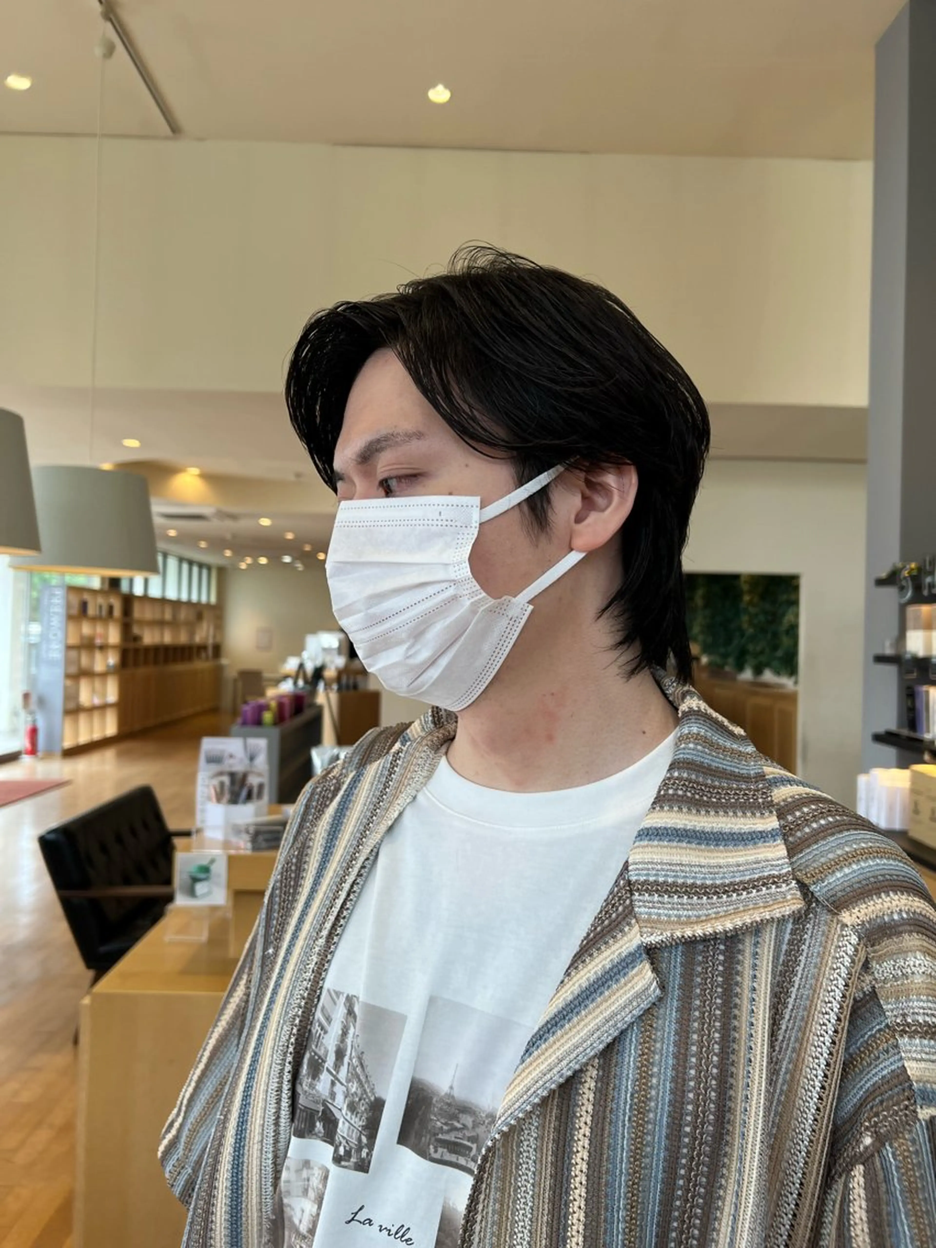 ショート メンズ アップバング カット 秋山 拳真のその他イメージ