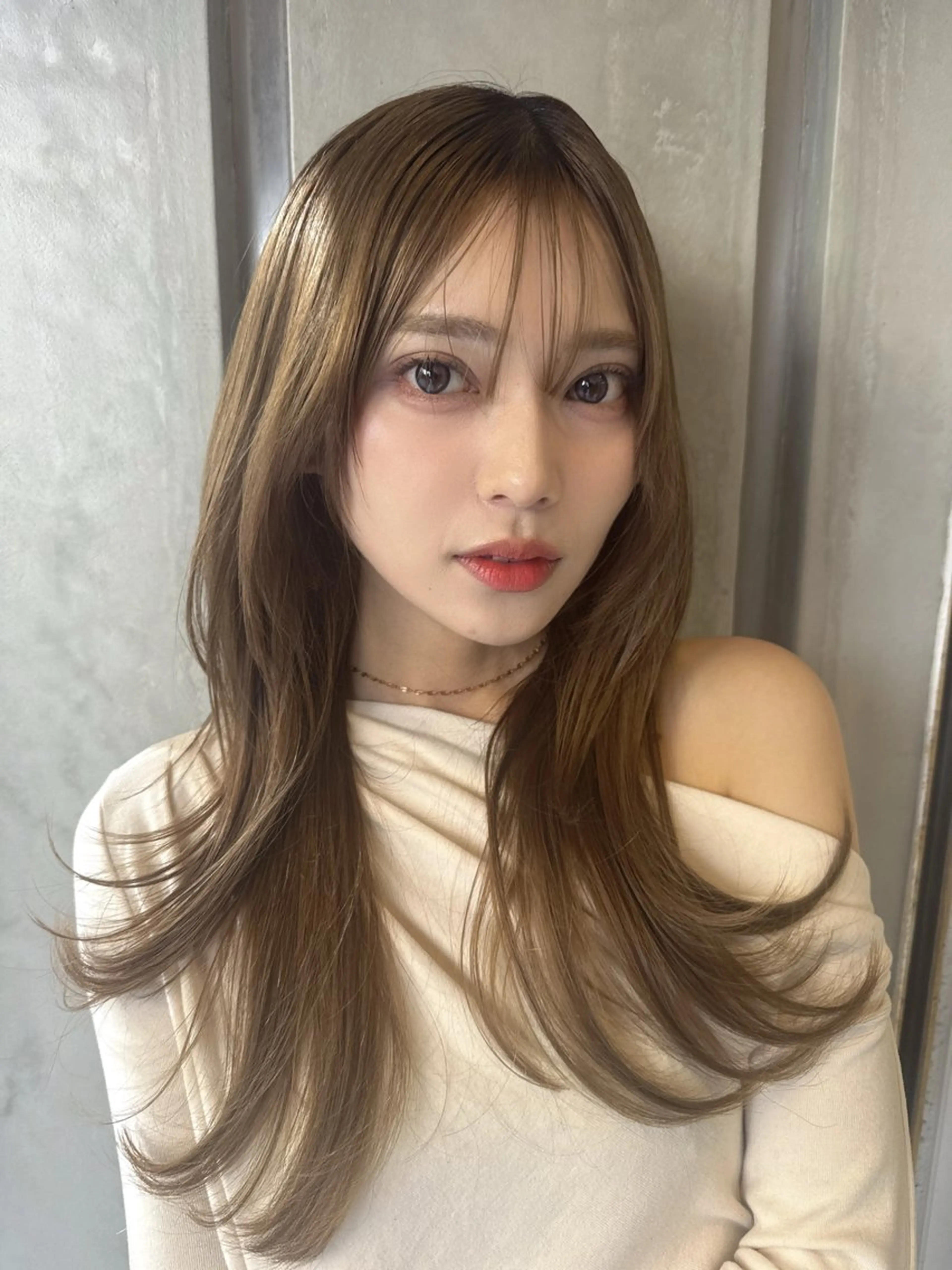 セミロング カラー ベージュカラー 透明感カラー レイヤーカット 💎透明感カラー特化 💎TAISEIのヘアスタイル