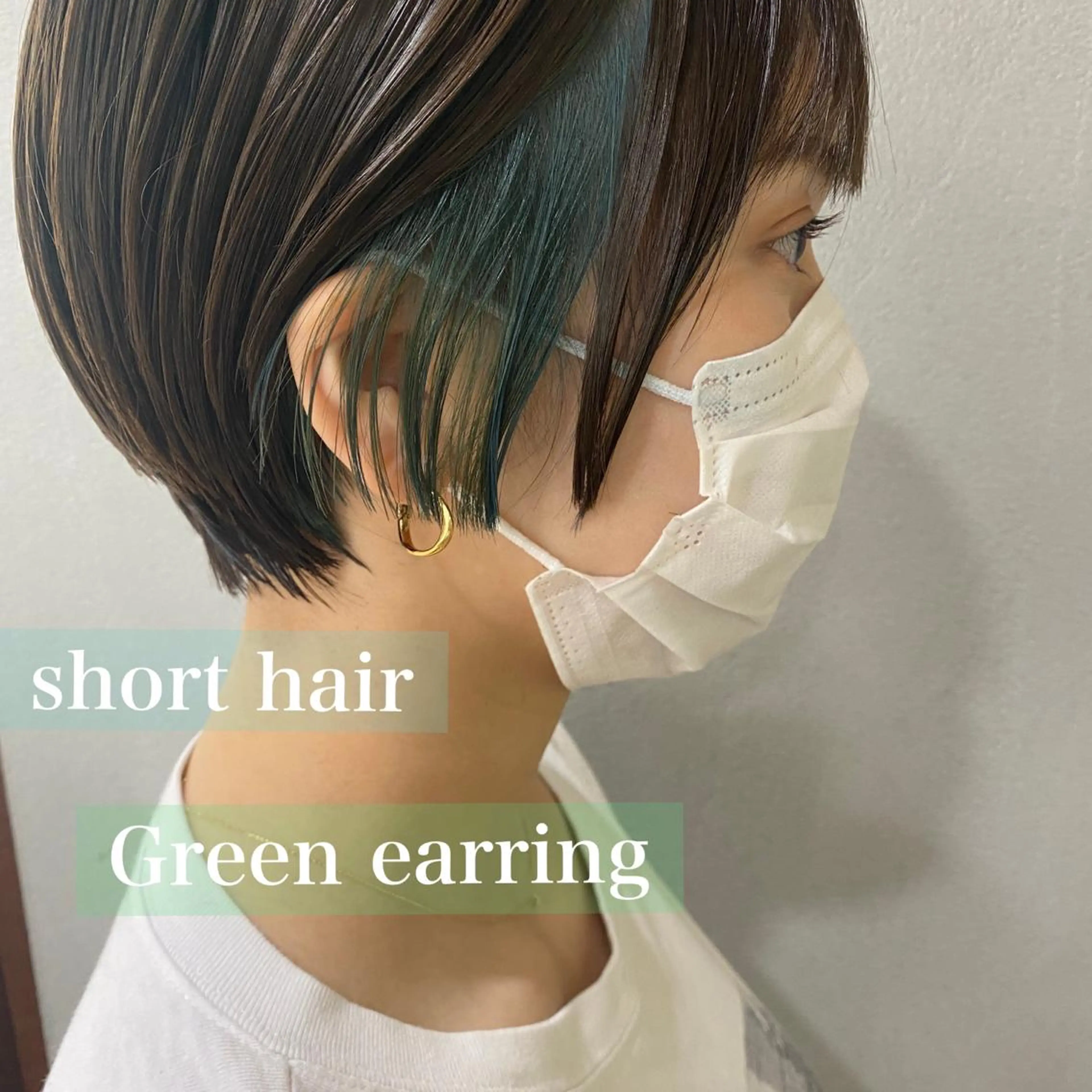 ショート カラー 舟橋 りんかのヘアスタイル