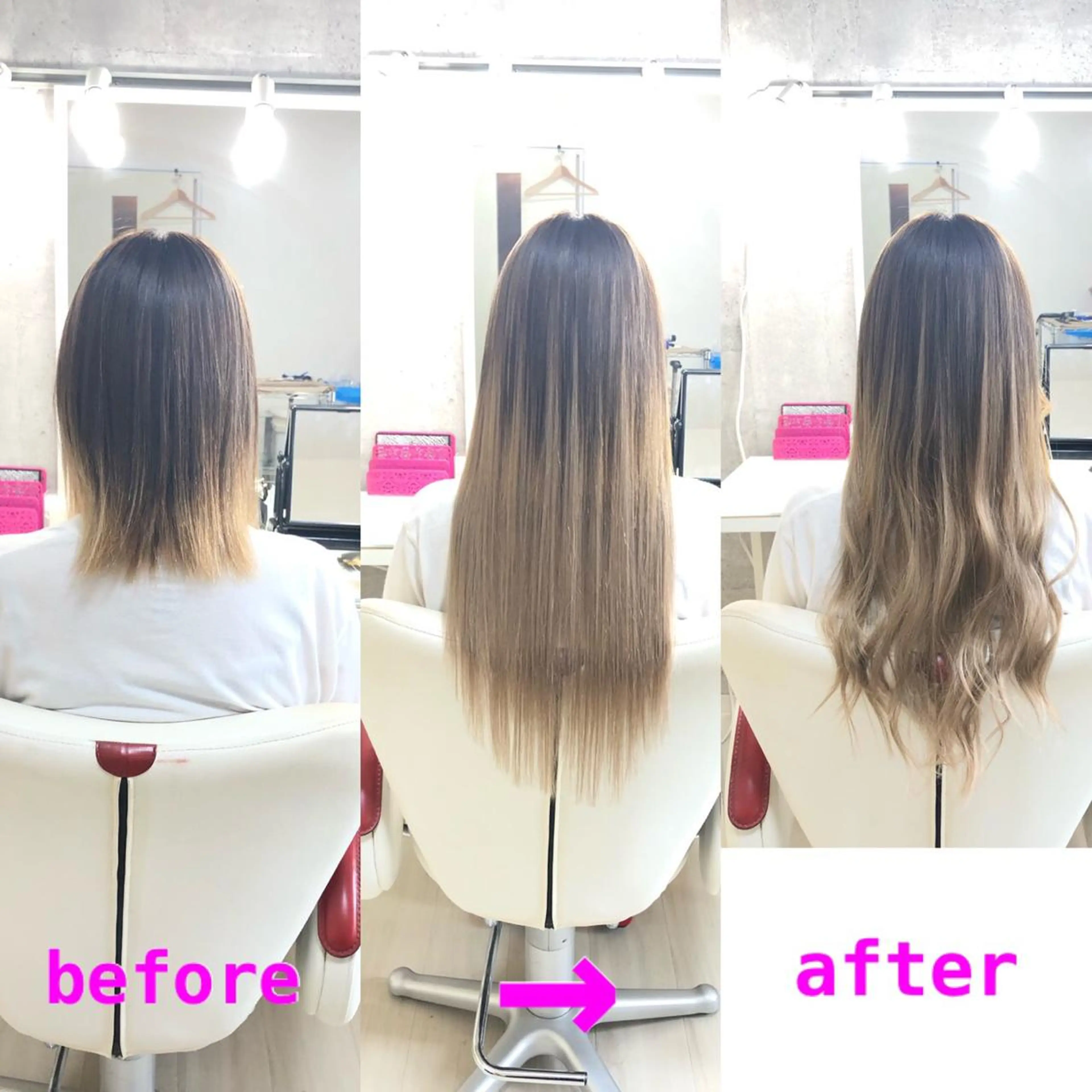 ロング エクステ ドレスアップ心斎橋店所属・🌸ドレスアップ 心斎橋店🌸のヘアスタイル