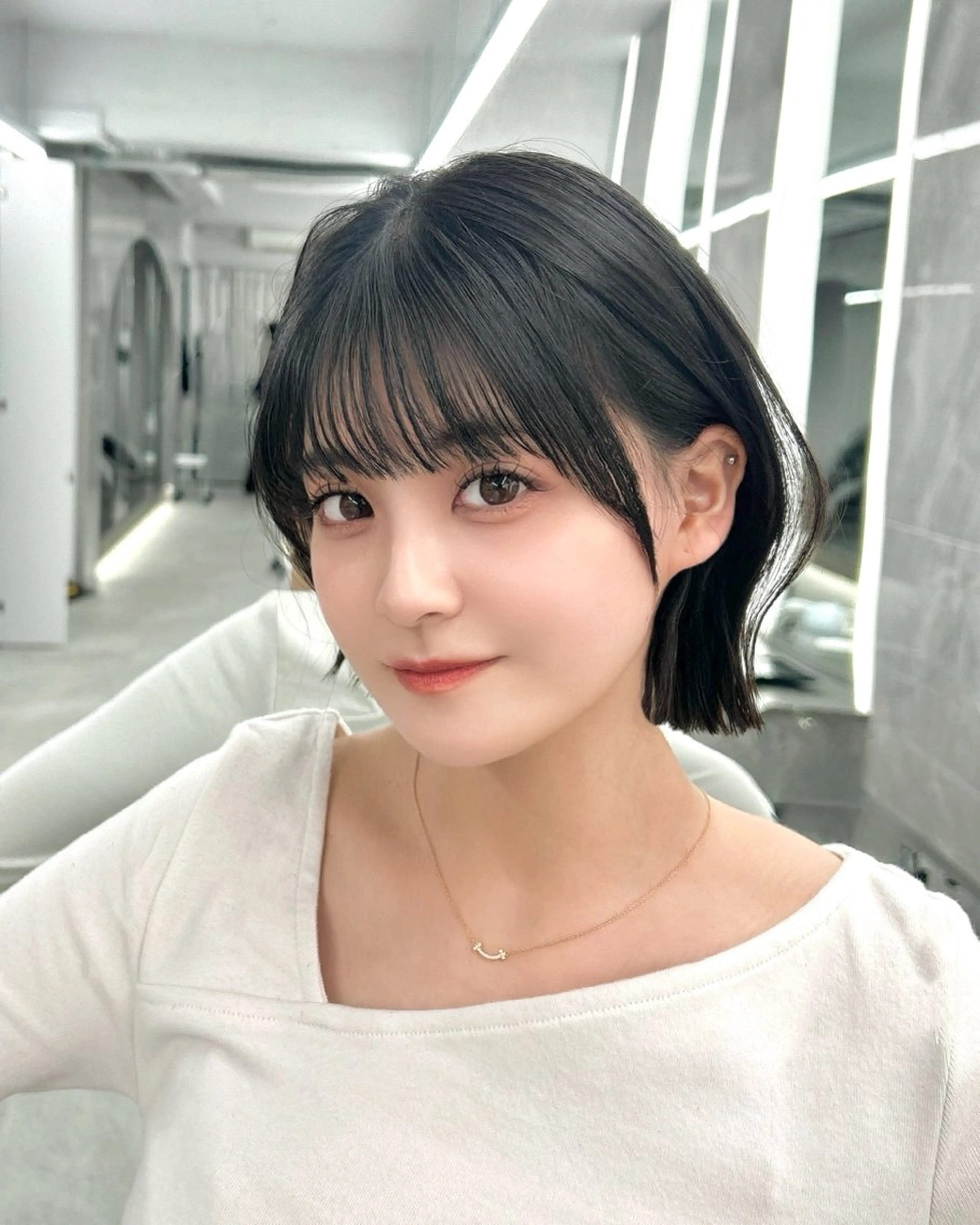 ショート 韓国顔まわり/前髪 /レイヤー/いつきのヘアスタイル