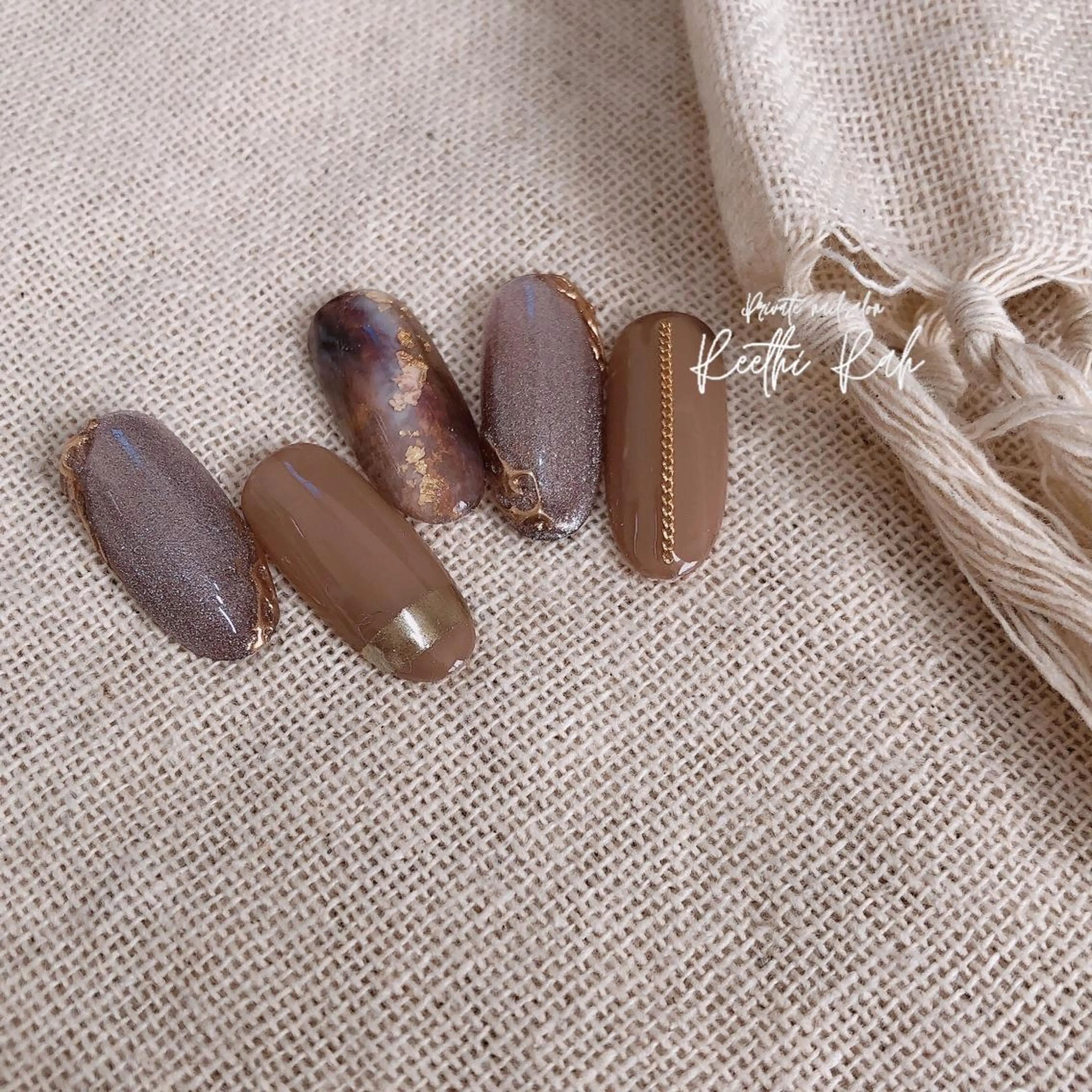 ネイル private nailsalon Reethi Rah所属・リーティラ HIROKAのネイルデザイン