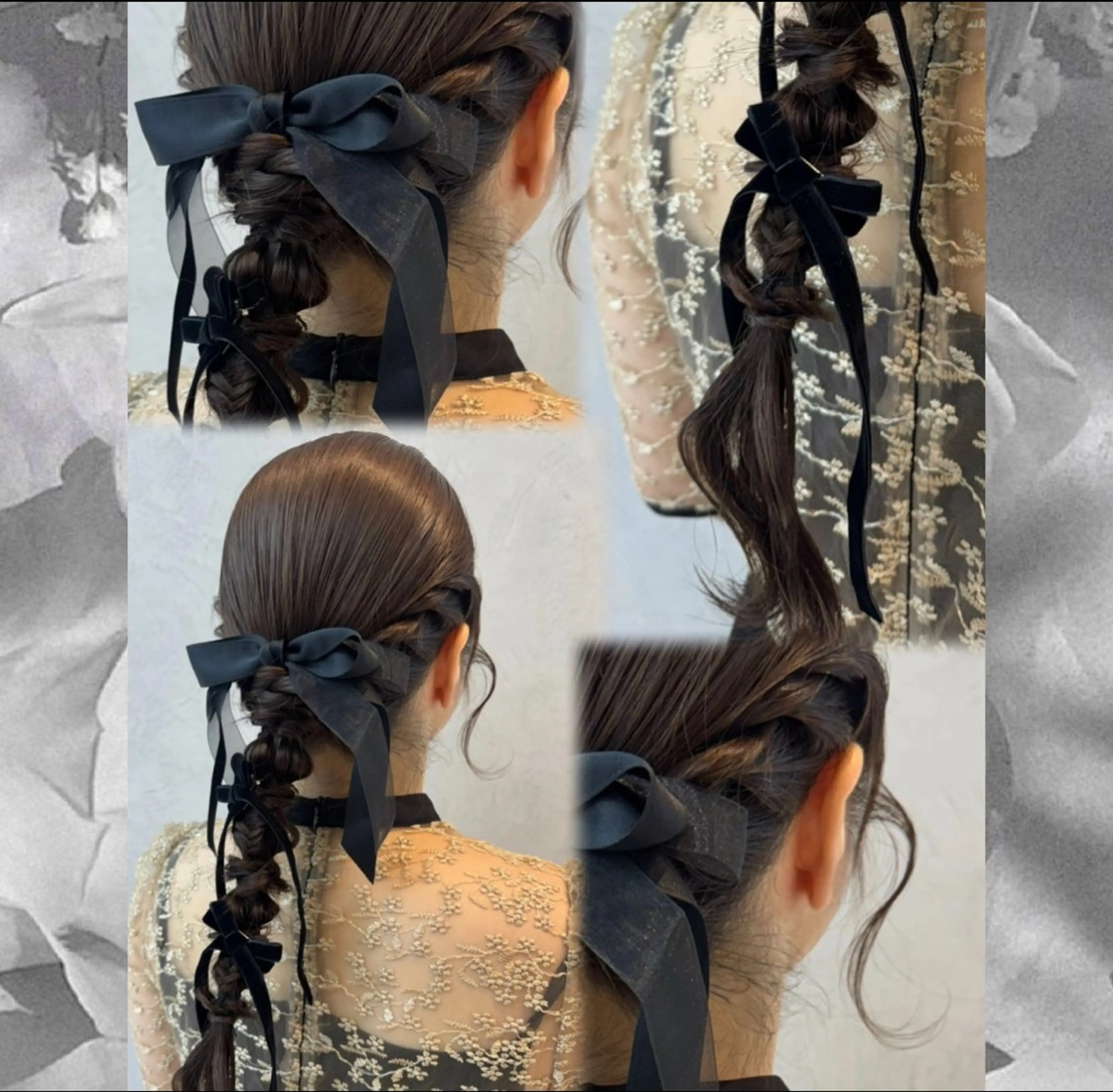 ロング ヘアセット 島崎 穂乃香のヘアスタイル