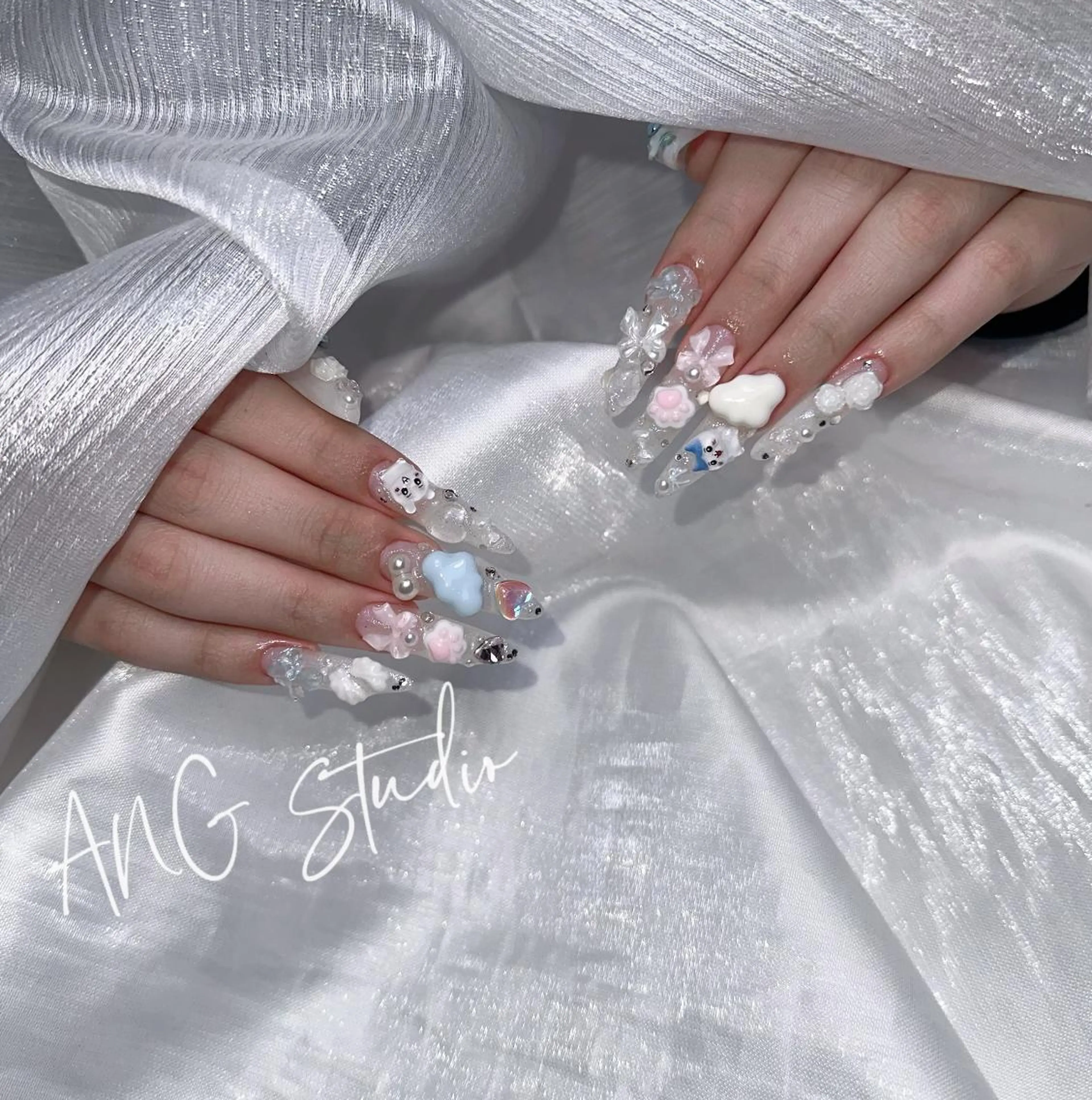 ネイル ANG アクリル スカルプ専門🌸のネイルデザイン