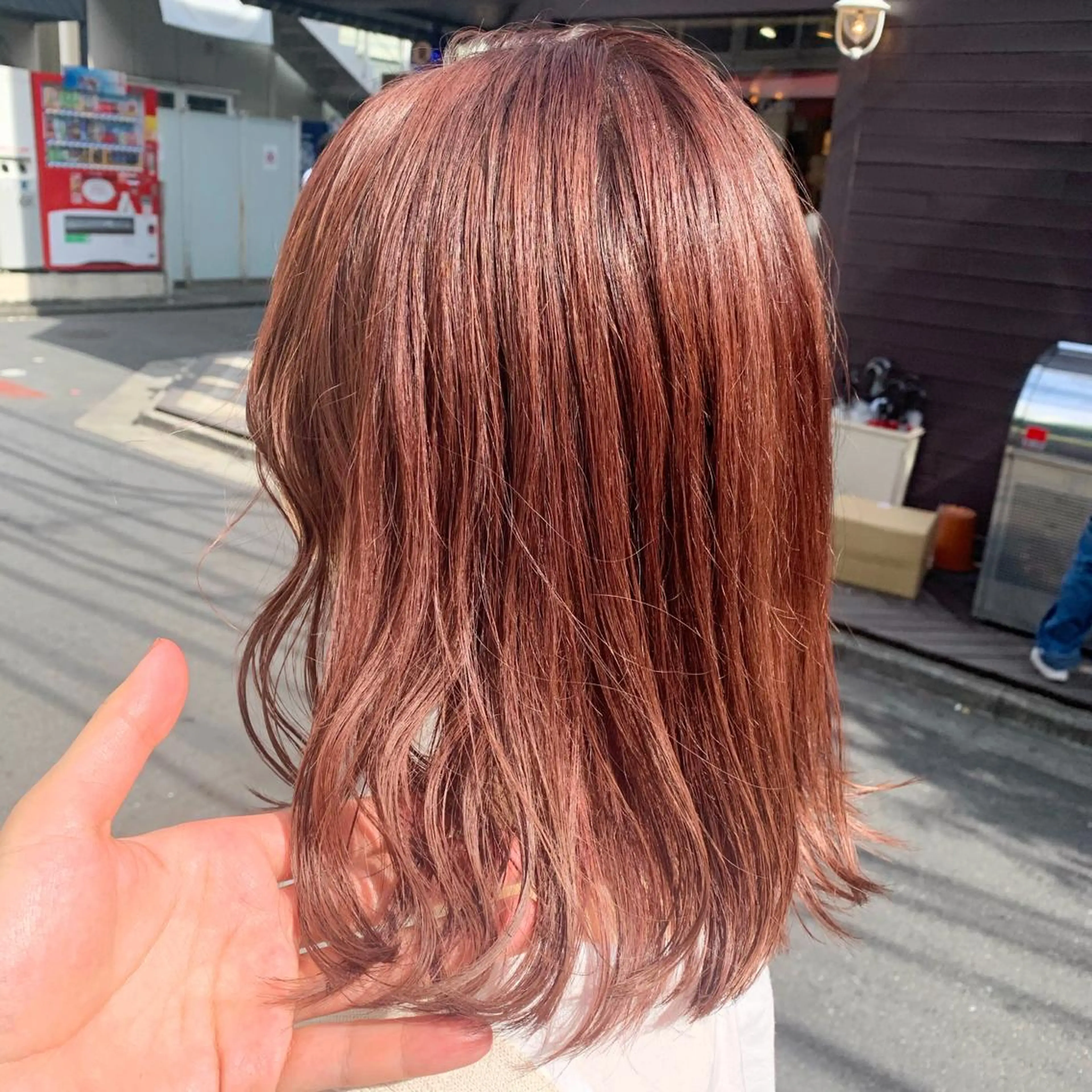 セミロング カラー 透明感 カラー🌿KANTAのヘアスタイル