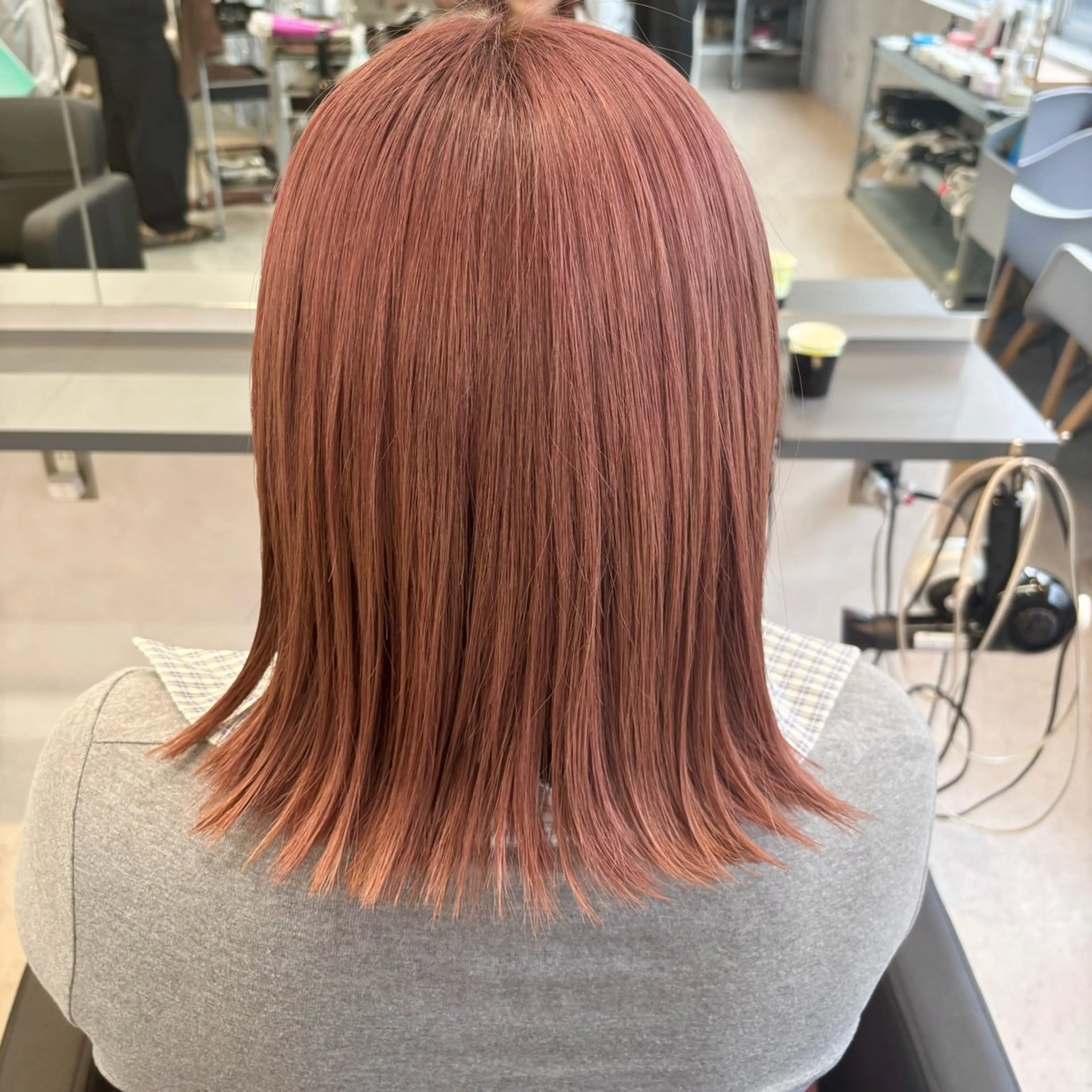 カラー ブリーチ ピンクカラー ヘアカラー チサト🍨/仙台 /縮毛矯正🫧カラーのヘアスタイル