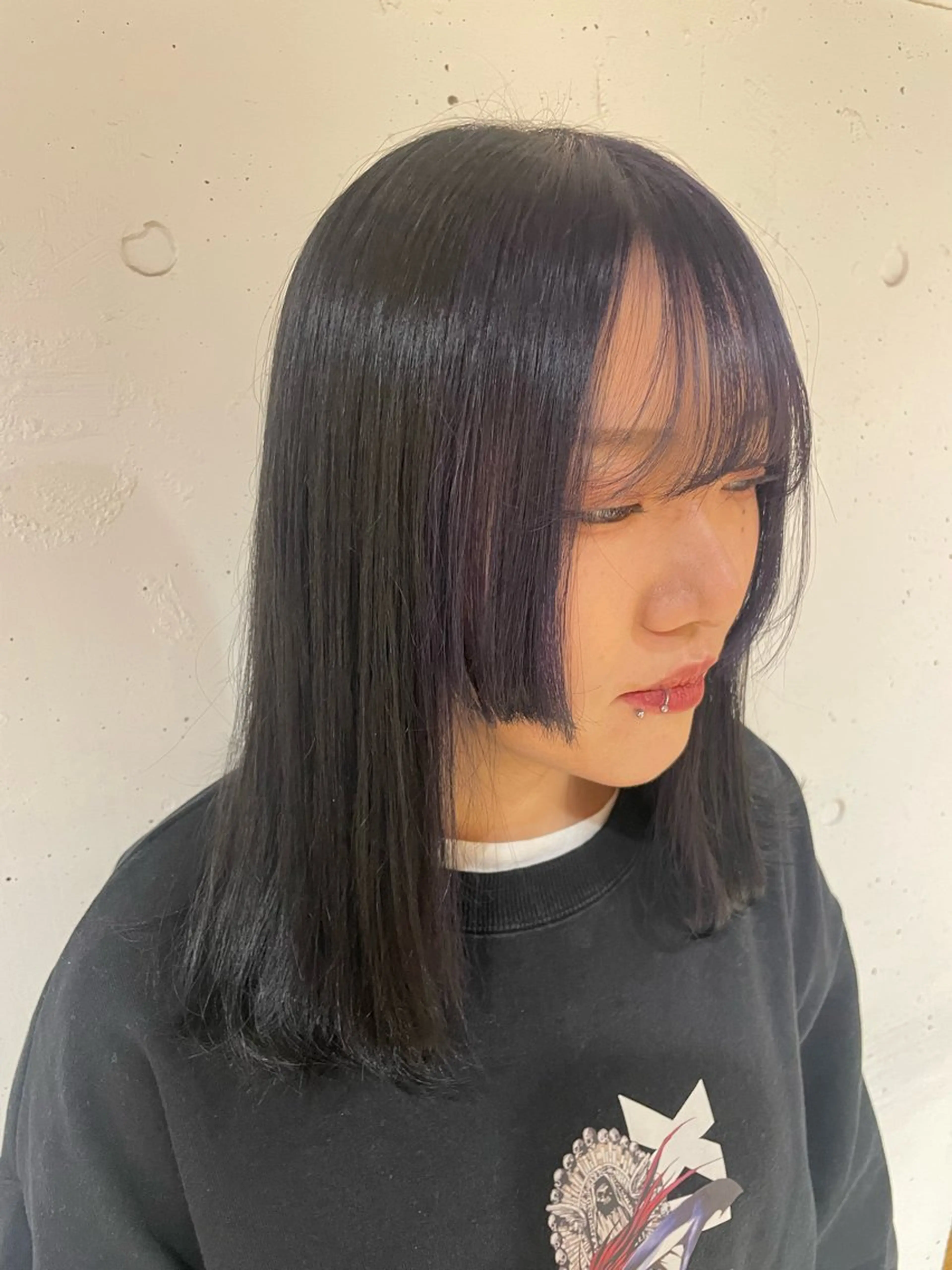 セミロング カラー ヘアアレンジ 髪質改善/縮毛/新宿 🫧SUZUKA🫧のヘアスタイル